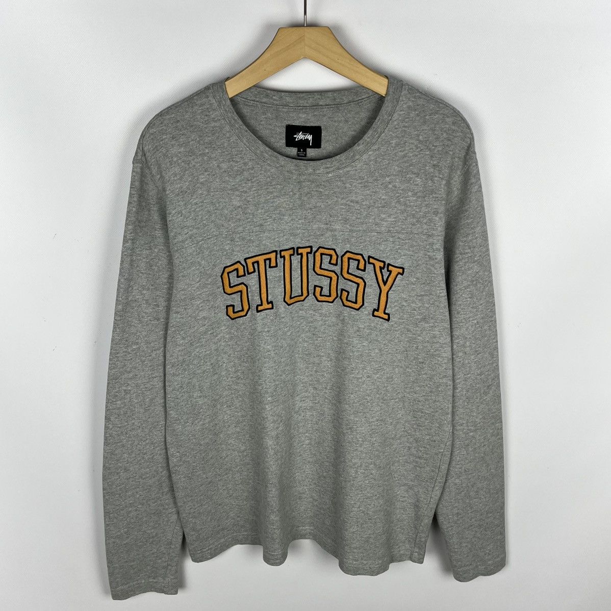 Stussy × Vintage Vintage Stussy big logo longsleeve 90’s Size US S / EU 44-46 / 1 - 1 Thumbnail