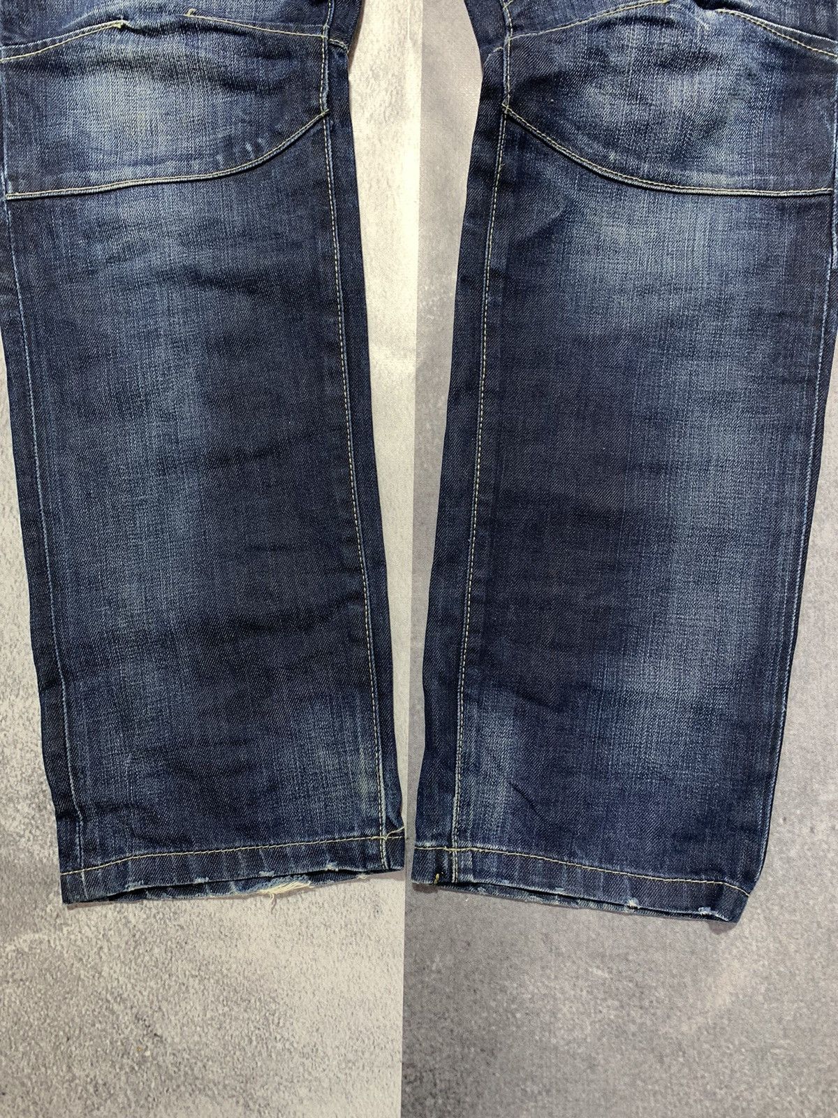 Japanese Brand × Vintage Vintage Y2K Japanese double knee jeans denim style size 32 Size US 32 / EU 48 - 3 Thumbnail