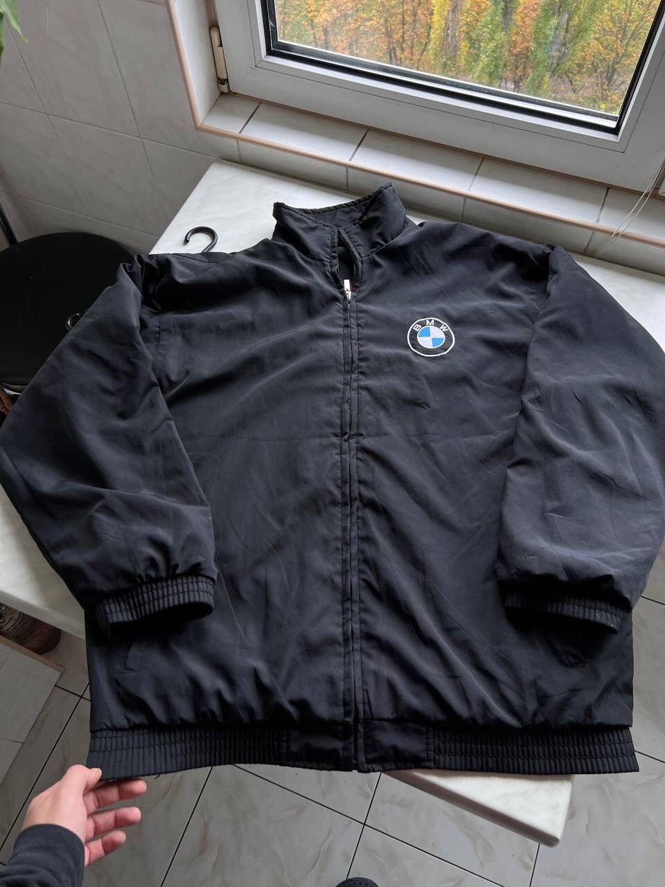 Vintage Vintage 90s BMW Racing Team Jacket Size XL Two side Size US XL / EU 56 / 4 - 12 Thumbnail
