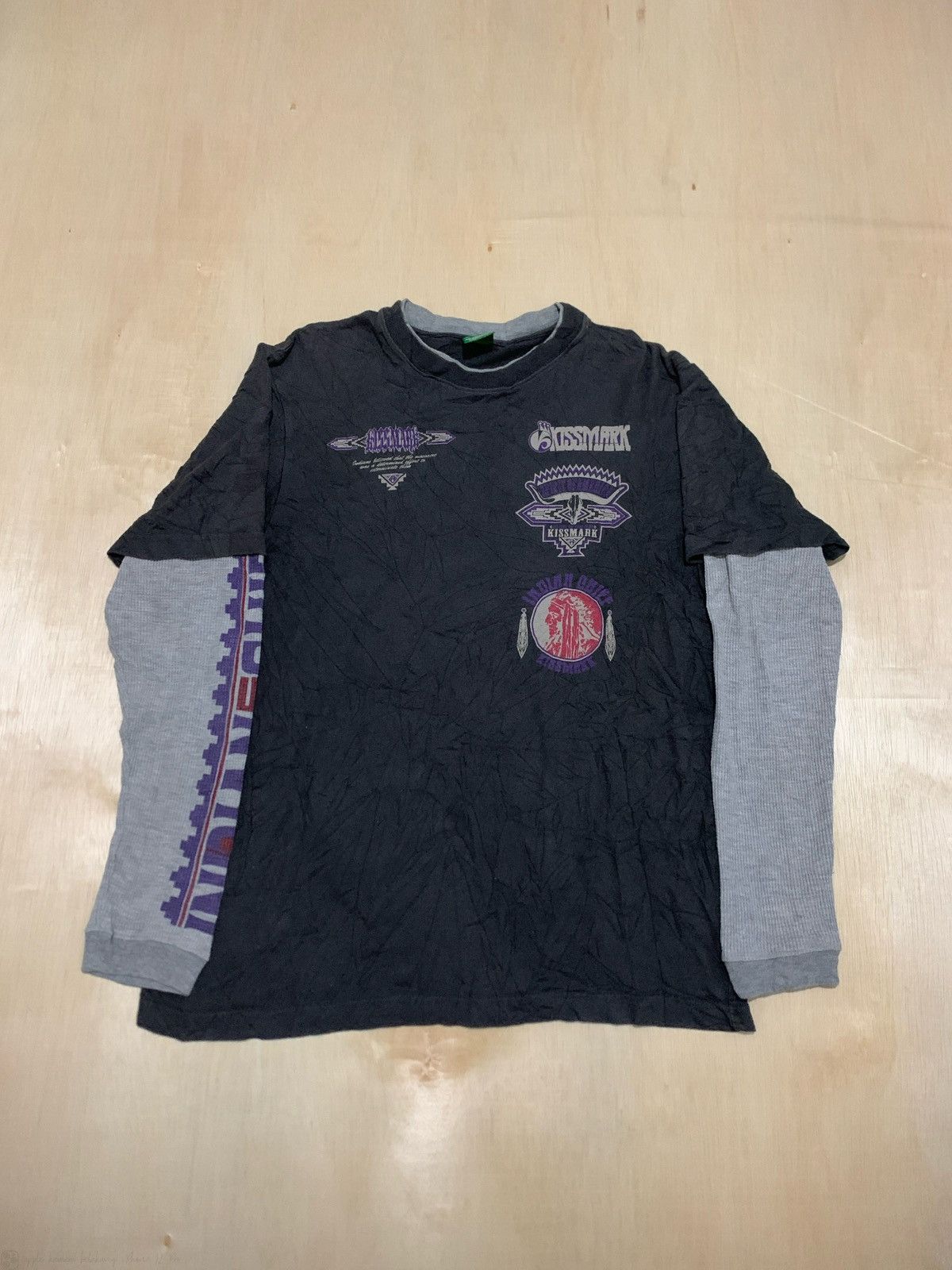 Hysteric Glamour × If Six Was Nine × Japanese Brand Vintage Y2k Kissmark Longsleeve Punk Style Size US M / EU 48-50 / 2 - 3 Thumbnail