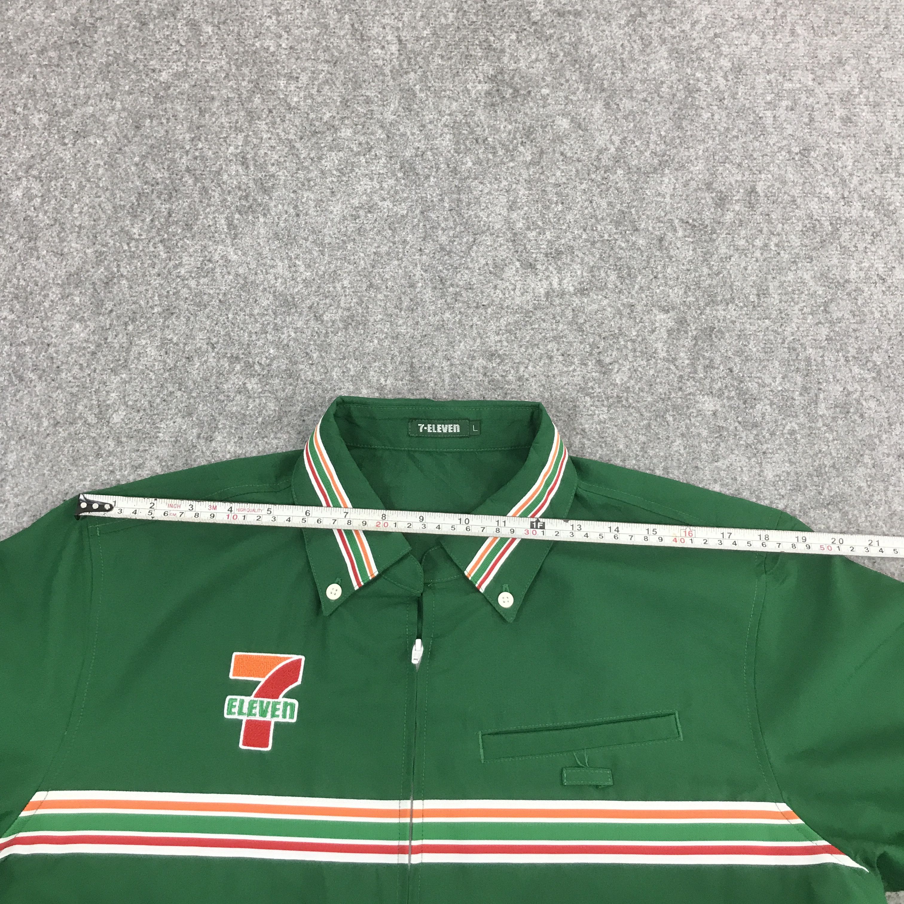 Japanese Brand VTG 7 ELEVEN UNIFORM ZIPPER JACKET Size US L / EU 52-54 / 3 - 11 Thumbnail