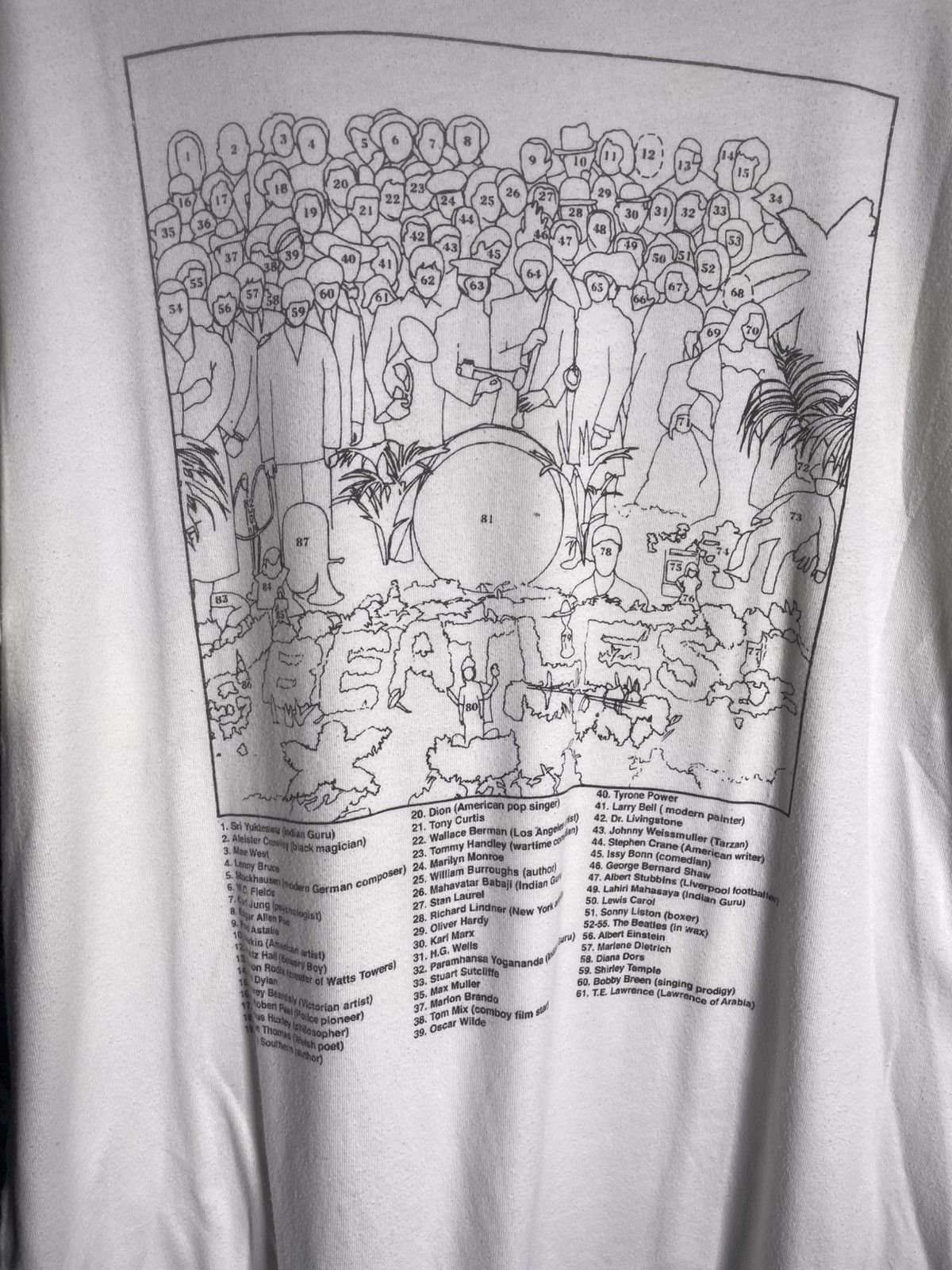 Junk Food Junk Food The Beatles Graphic Band Tee White Vintage Size US L / EU 52-54 / 3 - 3 Thumbnail