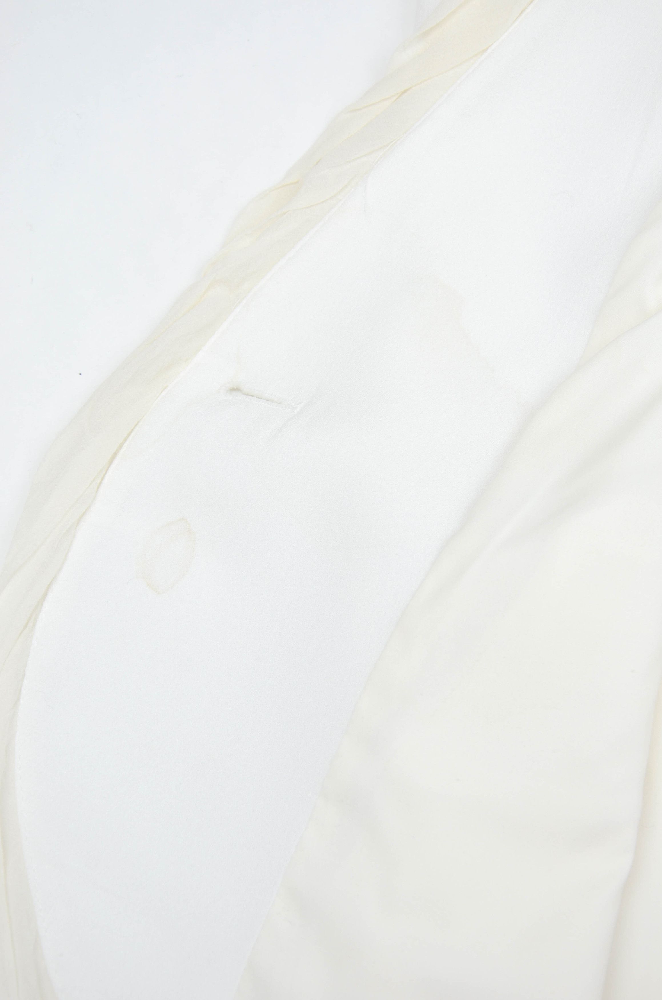 Helmut Lang Helmut Lang Vintage White Viscose Blazer – Size 8 Size M / US 6-8 / IT 42-44 - 9 Thumbnail