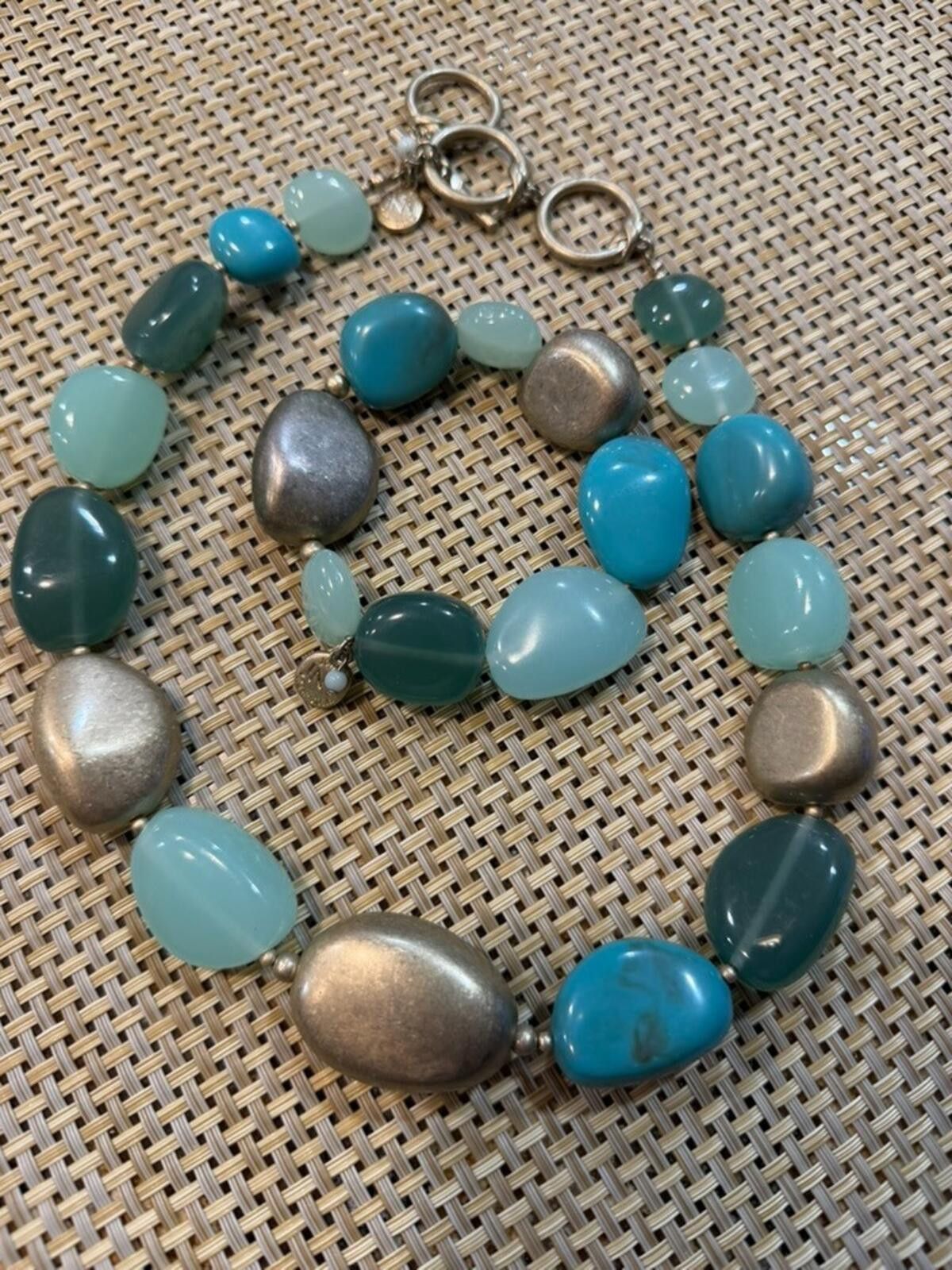 Jones New York JONES NY JNY, Necklace & Bracelet Set, Gold Tone & Stones Size ONE SIZE - 3 Thumbnail