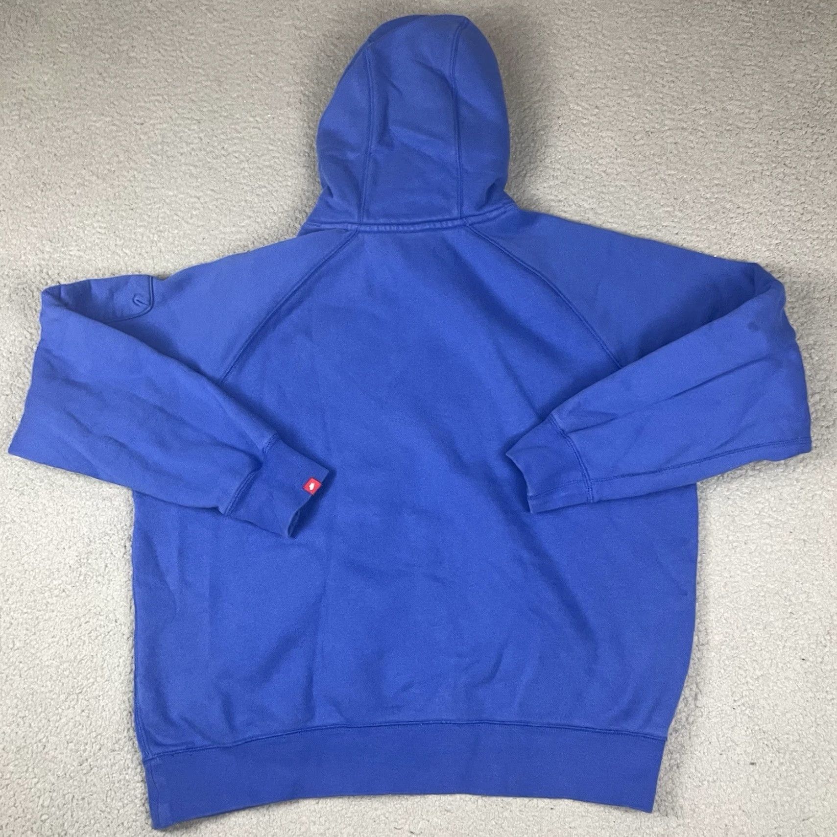 Nike VINTAGE Nike Sweatshirt Mens L Blue Swoosh Embroidered Rare Yellow Essential Neon L Hoodie Pullover Crew Neck Graphic Print Sports USA 90s Womens/Mens Size US L / EU 52-54 / 3 - 7 Thumbnail