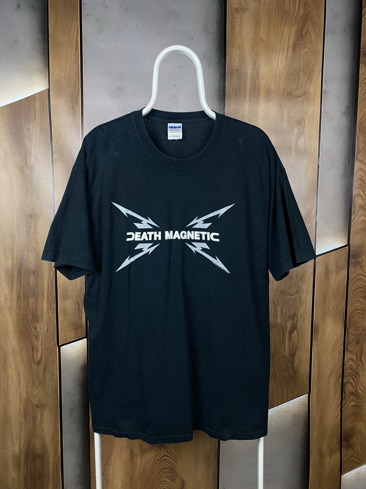 Metallica 🎸Vintage 2008 T-Shirt Metallica Death Magnetic Big Logo Tee🎸 Size US XL / EU 56 / 4 - 2 Thumbnail