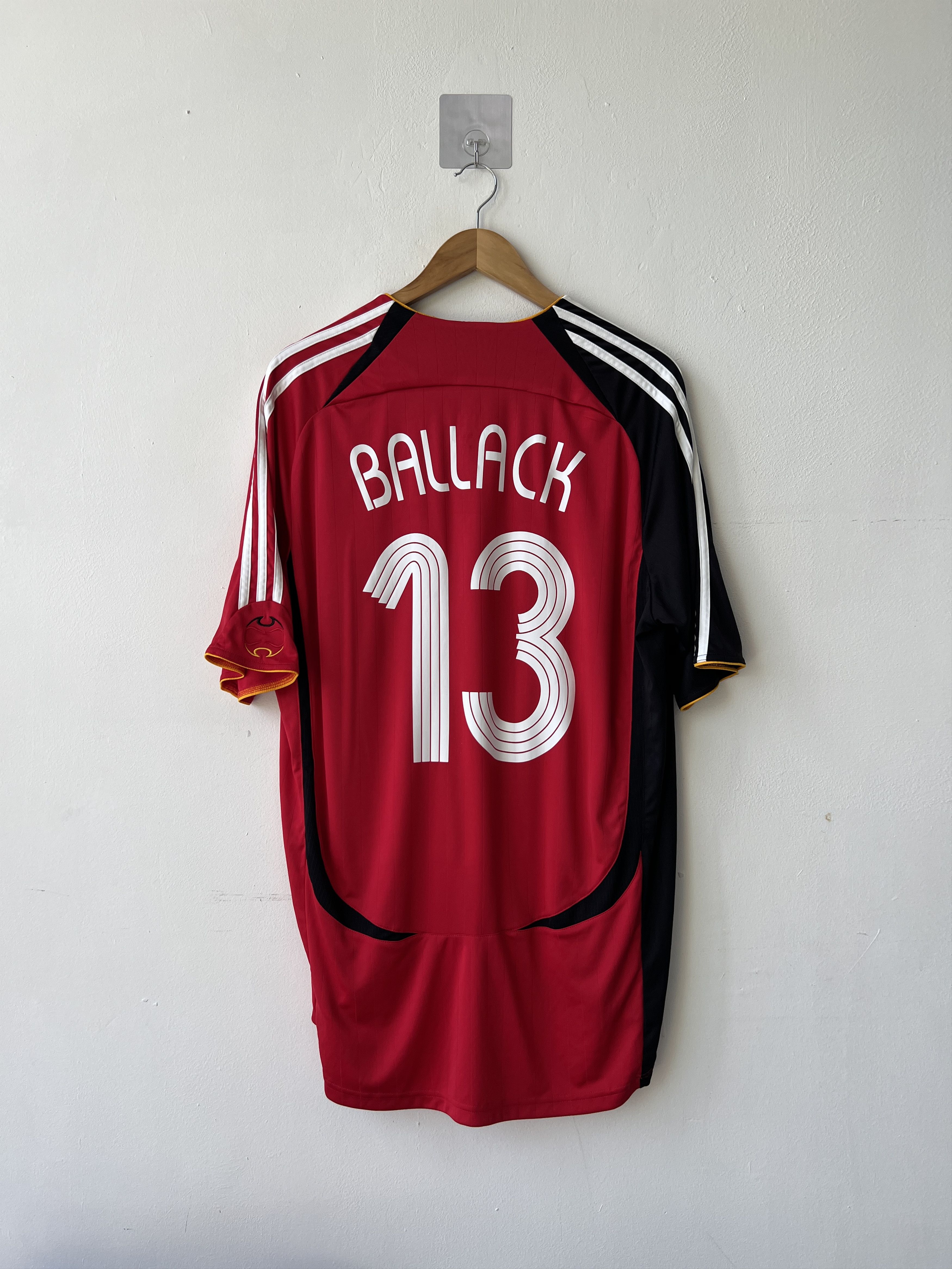 Adidas (XL) Germany 2005-07 Away Kit Ballack #13 Size US XL / EU 56 / 4 - 1 Thumbnail