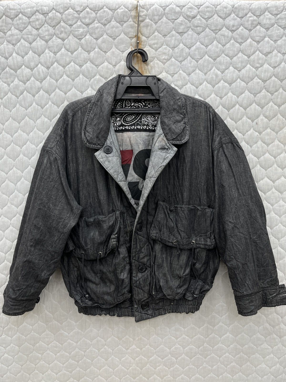 Issey Miyake 🔥🔥🔥ARCHIVE VTG ISSEY MIYAKE I.S REVERSIBLE BOMBER JACKET Size US M / EU 48-50 / 2 - 3 Thumbnail