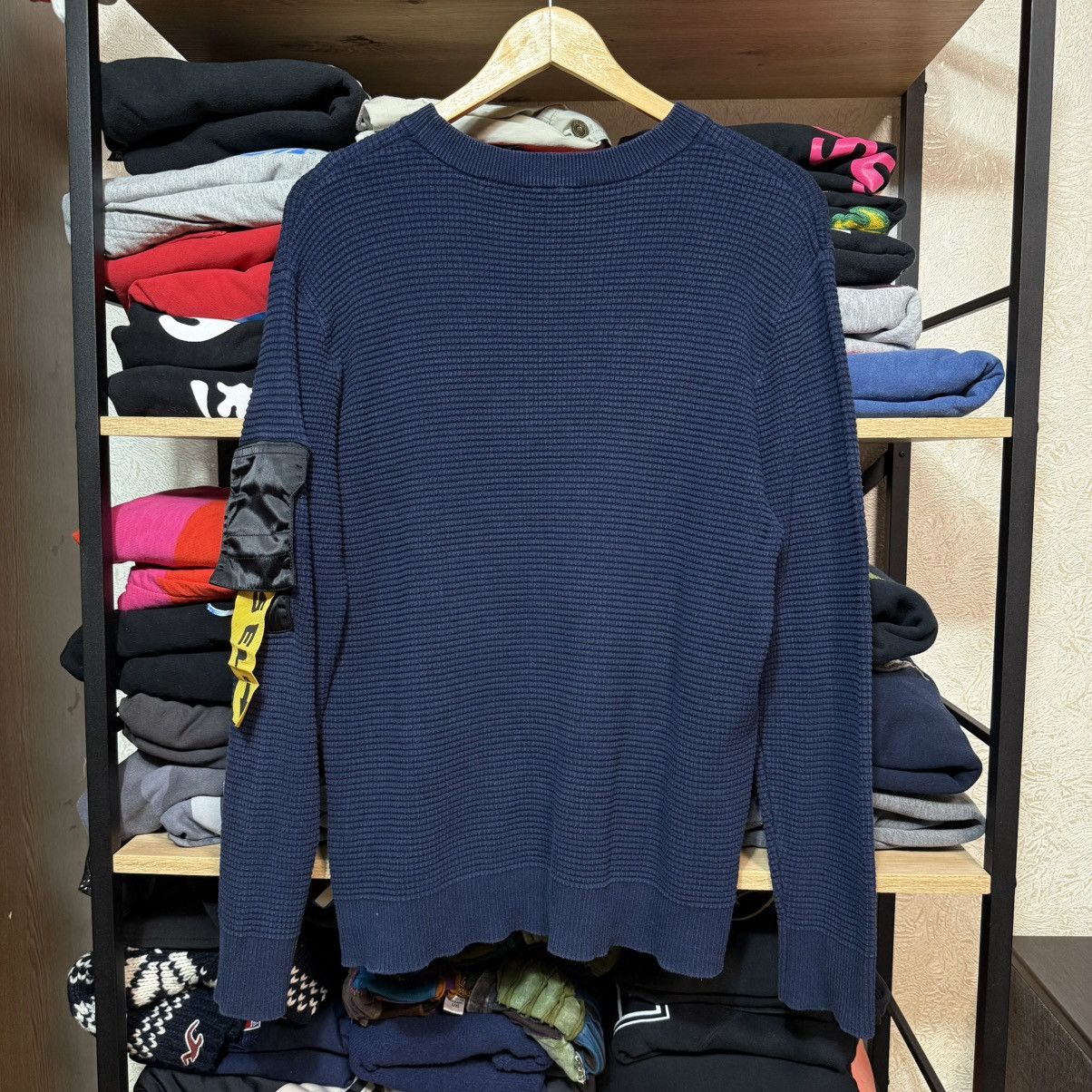 Diesel 📌 Crazy Diesel Crew Neck Sweater Pocket Longsleeve Size US M / EU 48-50 / 2 - 10 Thumbnail