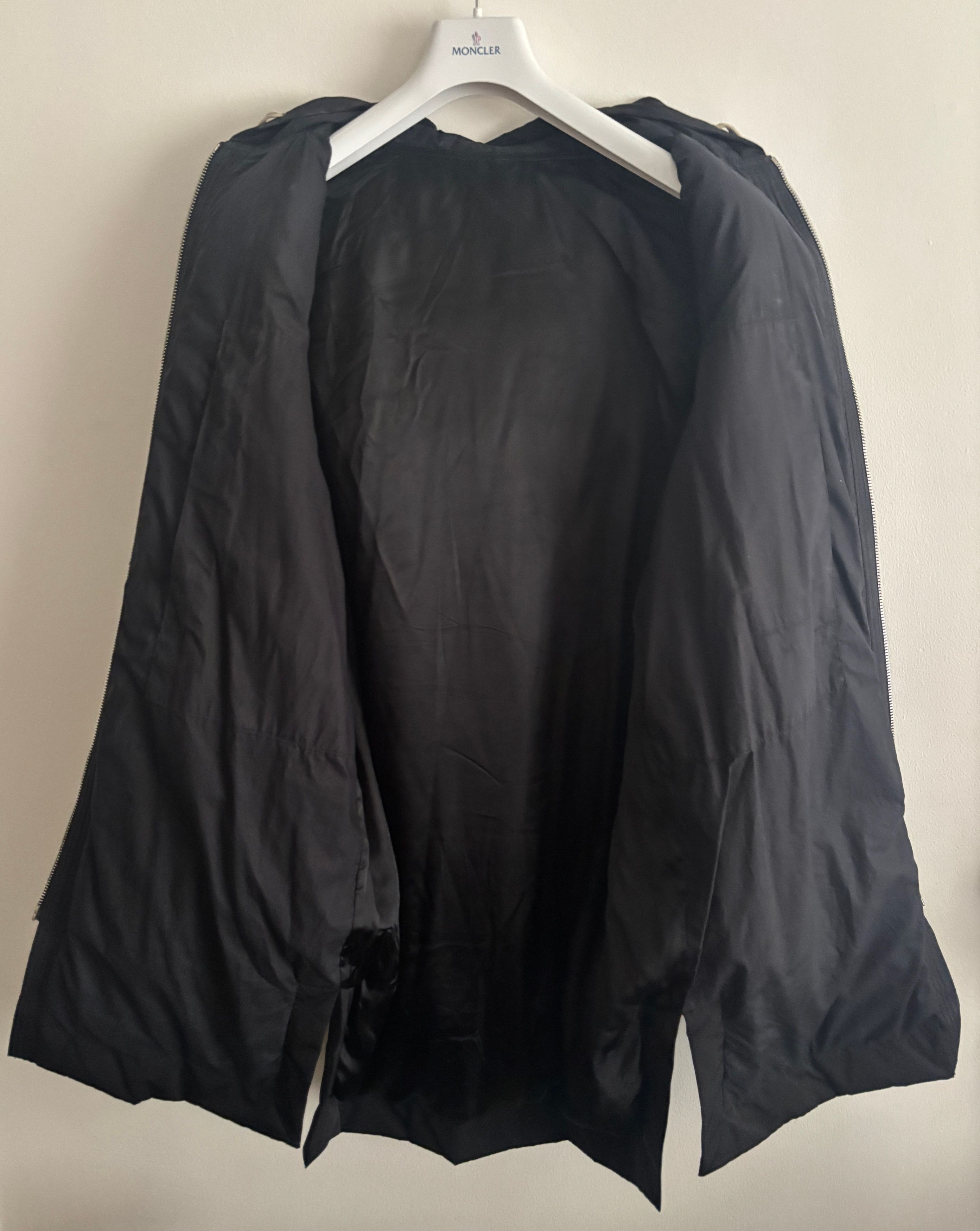 Rick Owens FW15 Sphinx Black Hooded Goose Down Parka - 54/Large - XL Size US L / EU 52-54 / 3 - 4 Thumbnail