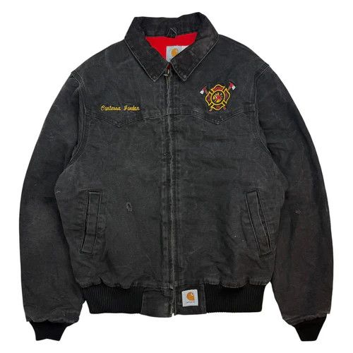 Vintage Carhartt Santa Fe Jacket Faded Black