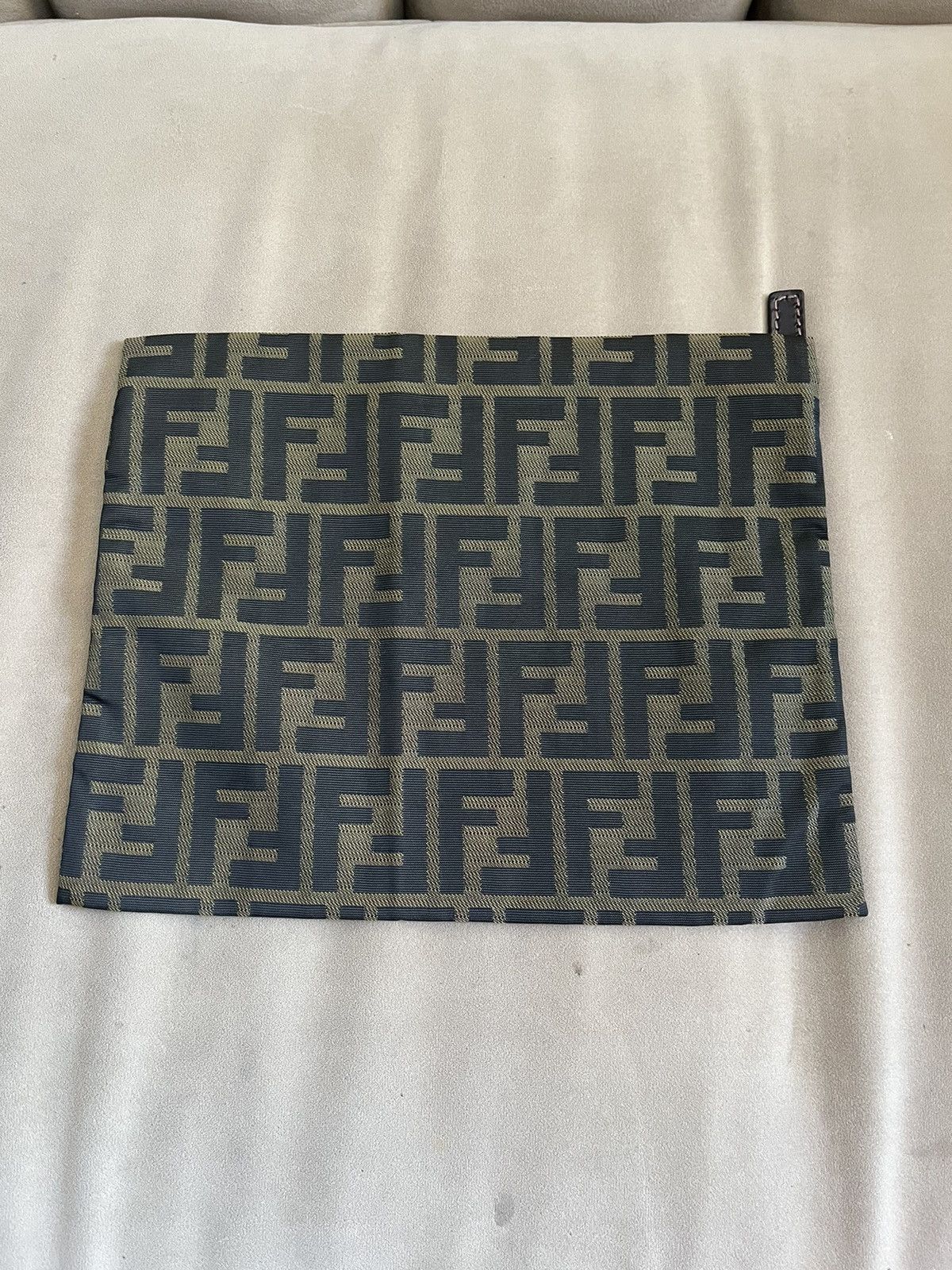 Fendi Fendi Zucca Tobacco Pouch Clutch Bag Size ONE SIZE - 4 Thumbnail