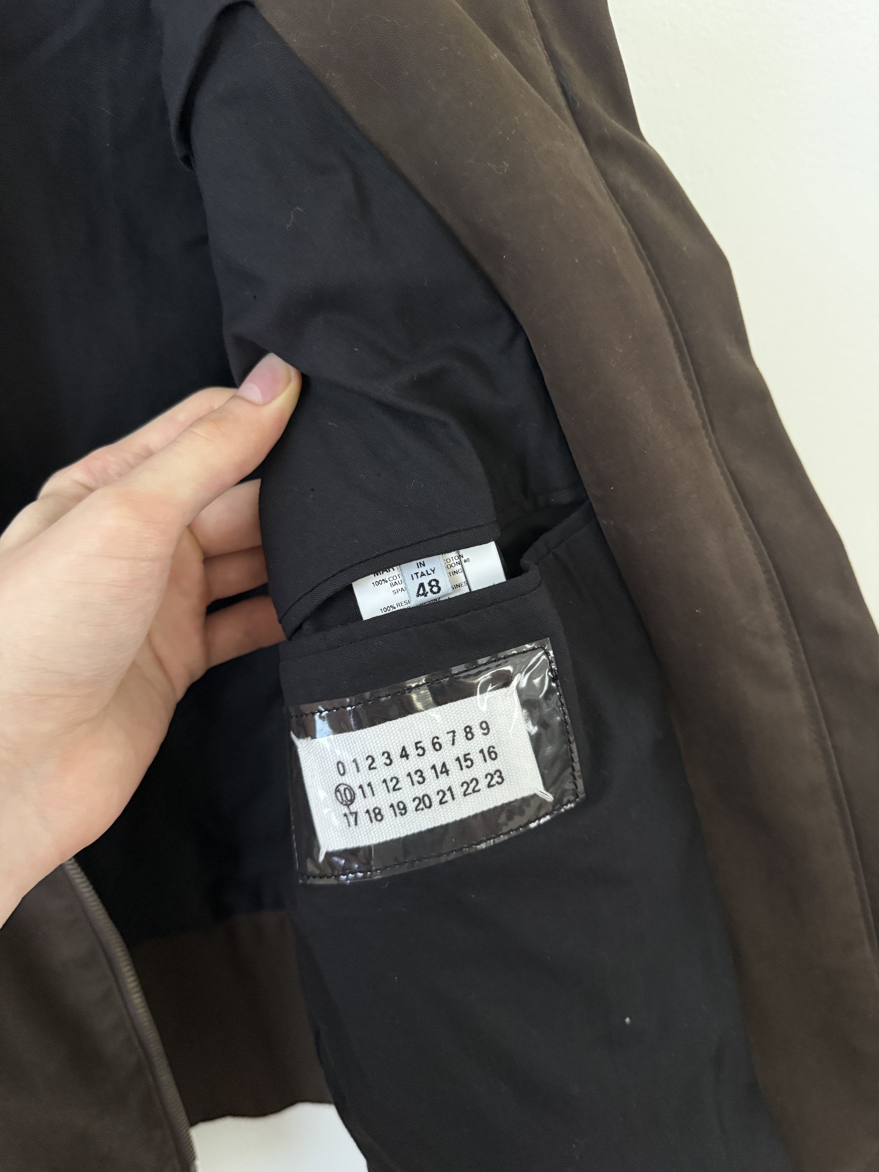 Maison Margiela 2003 Waxed 5 Zip Moto Jacket Size US M / EU 48-50 / 2 - 23 Thumbnail
