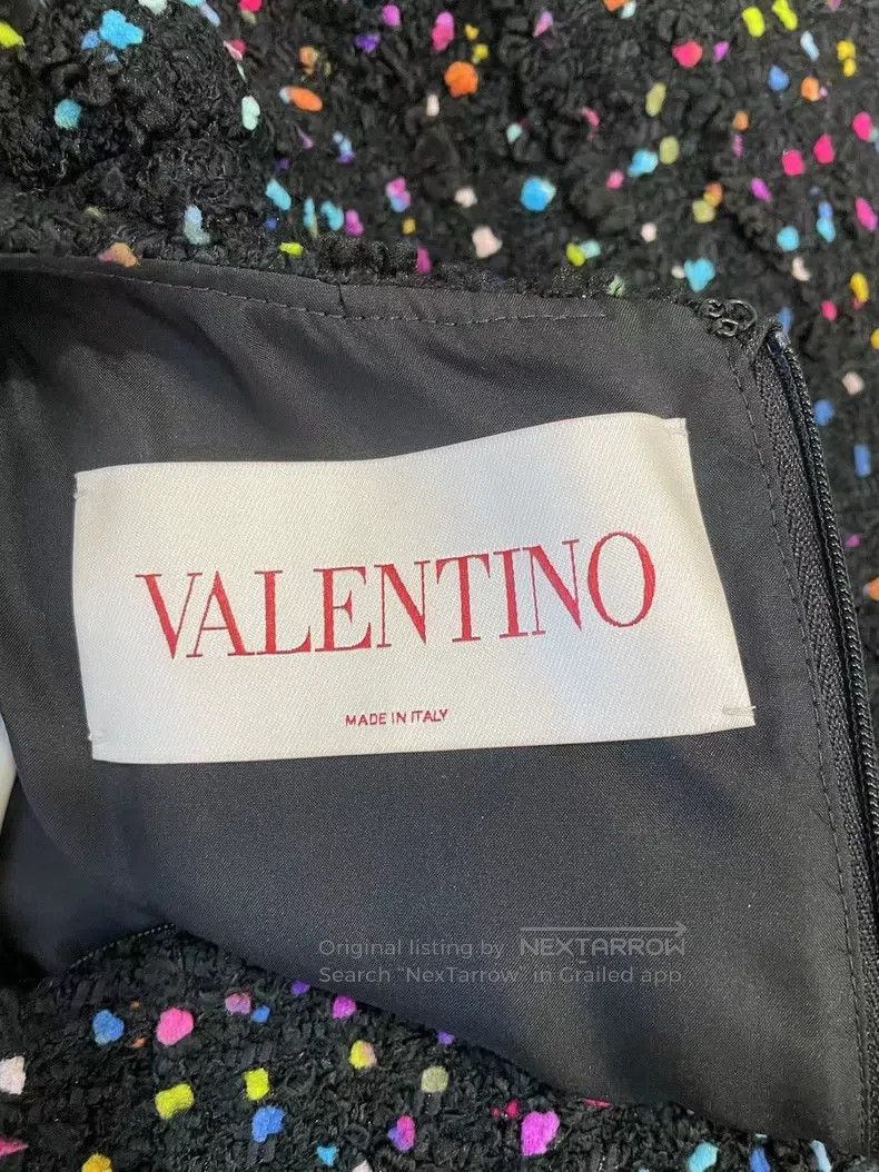 Valentino Valentino A small black fragrant dress Size XXL / US 16-18 / IT 52-54 - 7 Thumbnail