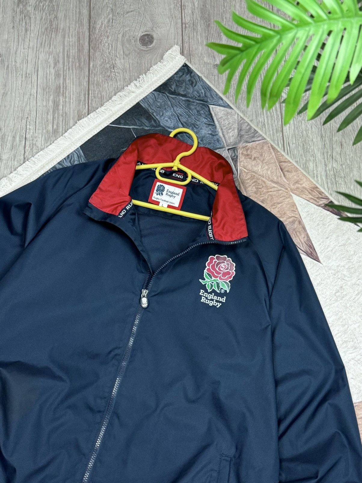 Vintage England Rugby 🏉 Football USA Jacket Y2K drill style size L Size US L / EU 52-54 / 3 - 2 Thumbnail