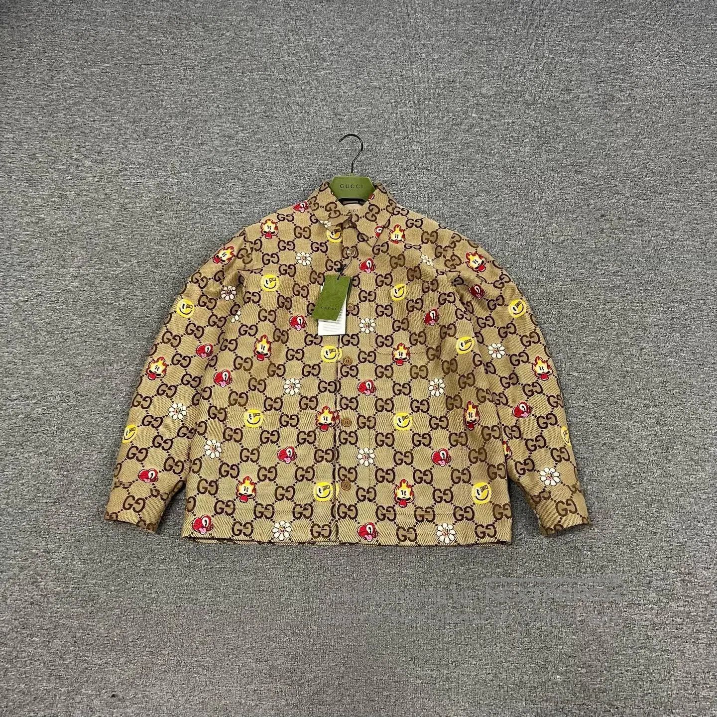 Gucci Gucci Capsule GG Monogram Cartoon Jacket. Size US M / EU 48-50 / 2 - 2 Thumbnail