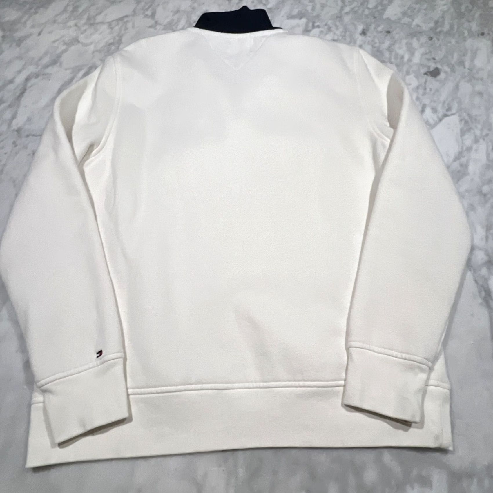 Tommy Hilfiger VINTAGE Tommy Hilfiger Shirt Mens M White Quarter Zip Sweatshirt Men Pullover Preppy Y2K Size US M / EU 48-50 / 2 - 4 Thumbnail