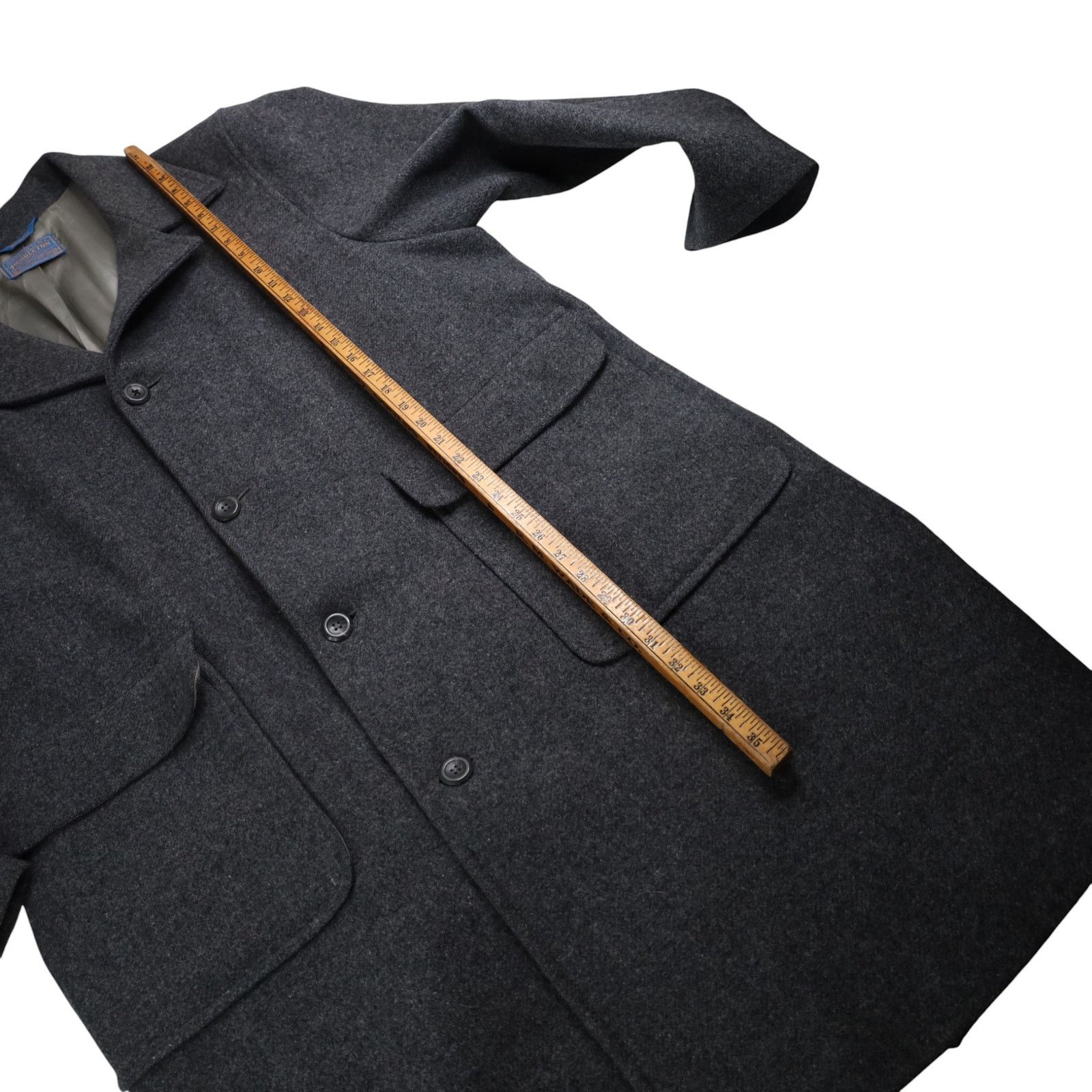 Pendleton × Vintage Vintage Pendleton %100 Wool Long Over Coat Size US XL / EU 56 / 4 - 6 Thumbnail