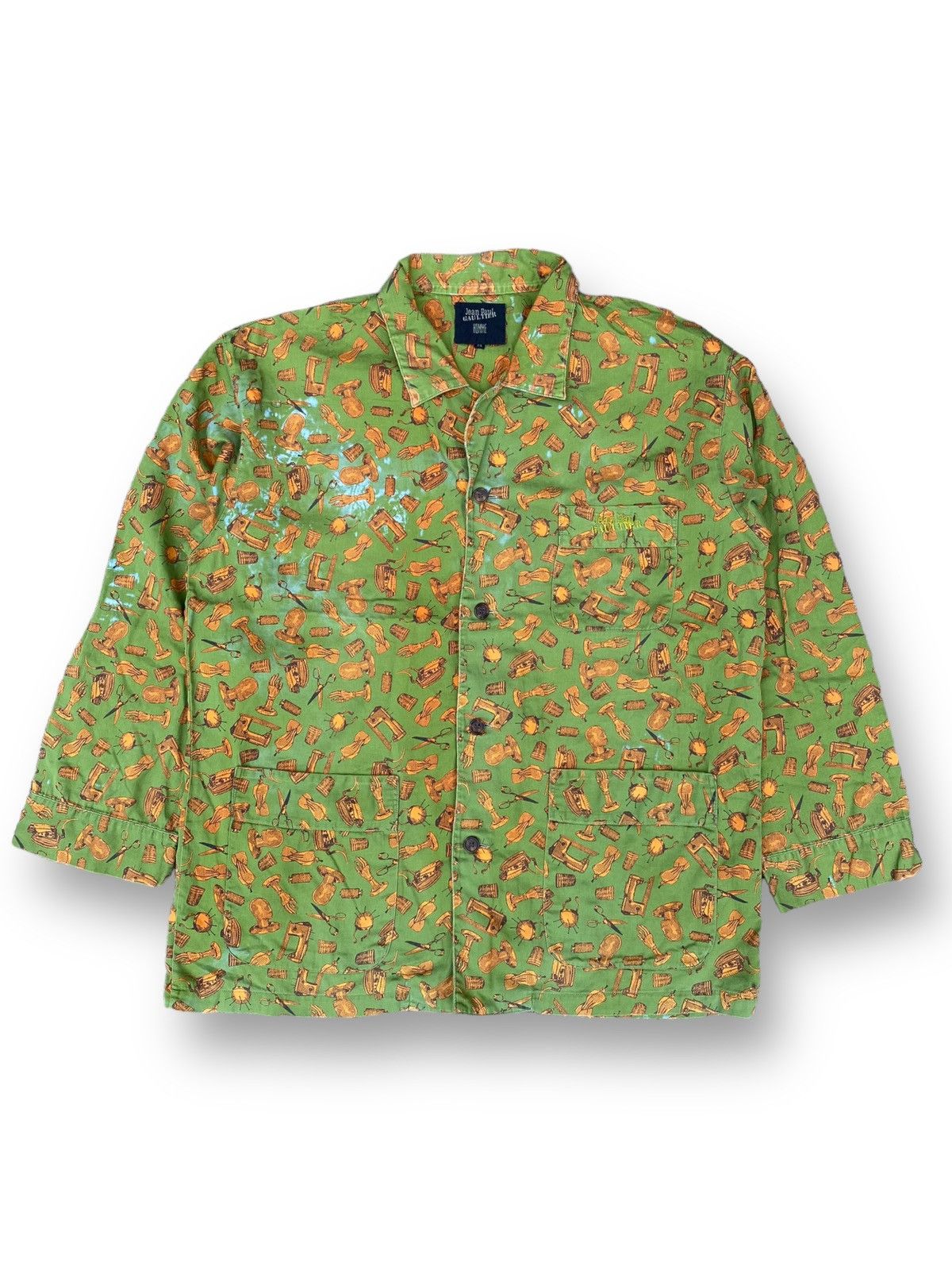 Jean Paul Gaultier Jean Paul Gaultier Multipocket Shirt. #C4 Size US L / EU 52-54 / 3 - 1 Thumbnail
