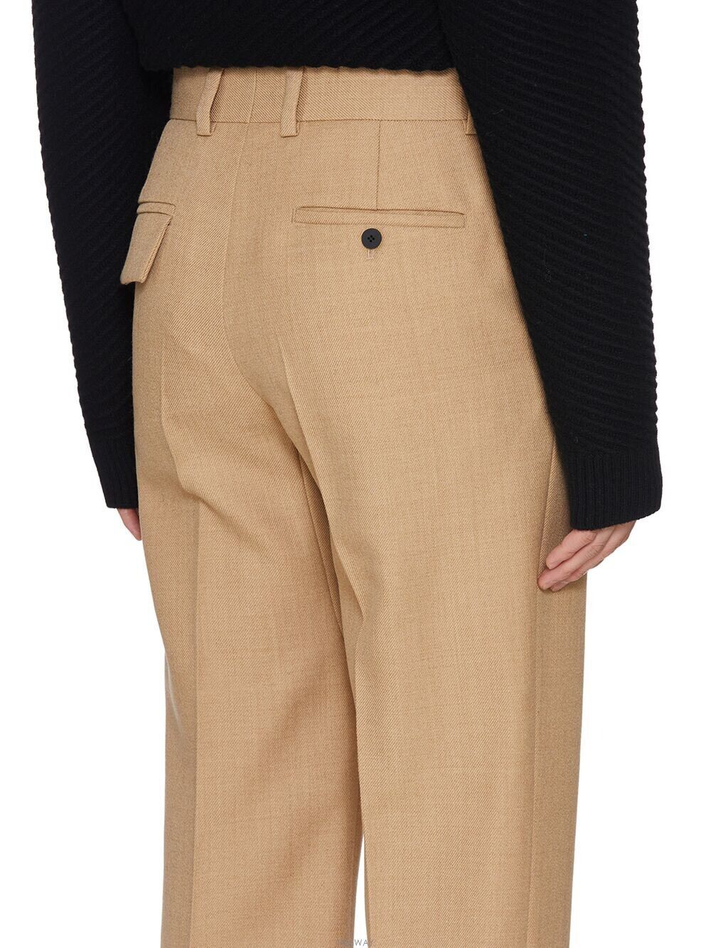 Wooyoungmi !DS! AW22 Wooyoungmi Beige Casual Wool Pants Size US 28 / EU 44 - 6 Thumbnail