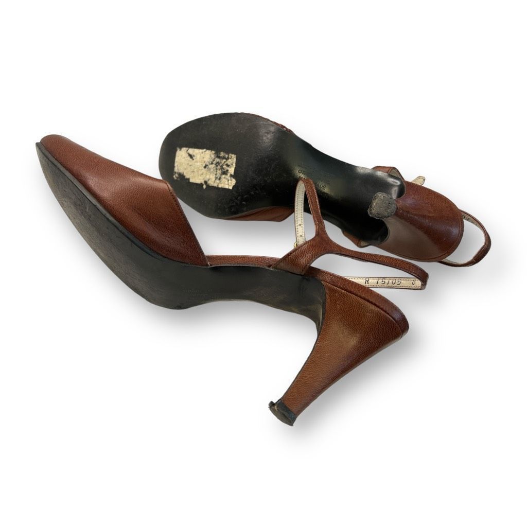 Other Caressa Vintage Open Tor Heels Size 8 Size US 8 / IT 38 - 4 Thumbnail