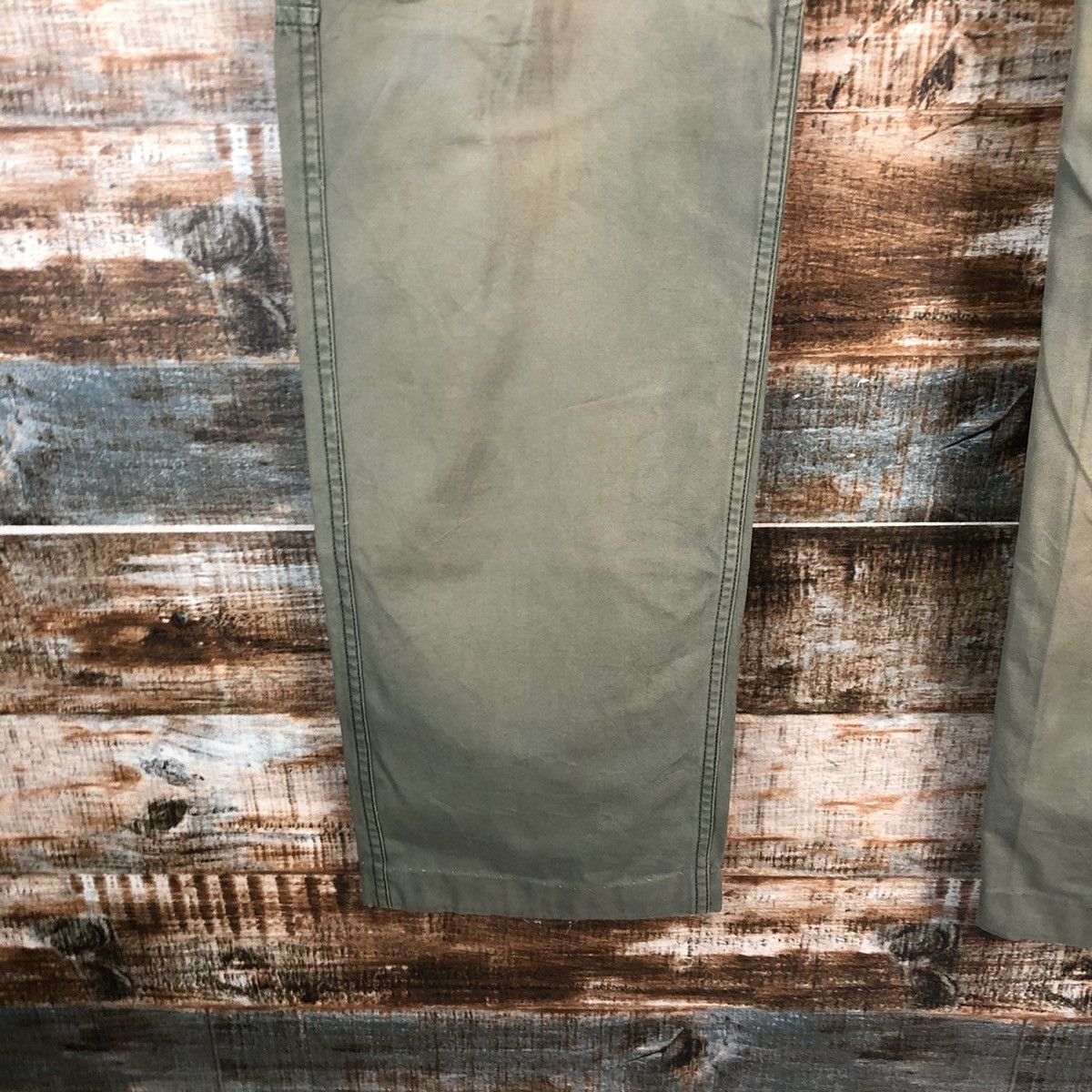 Alpha Industries × Japanese Brand DL Alpha Industries Green Cargo Multipocket Pants #C1231 Size US 31 - 11 Thumbnail