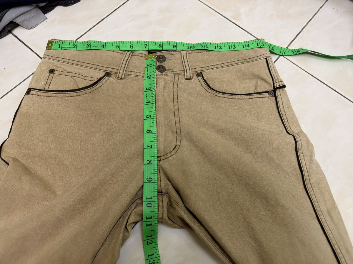 Morgan Homme Morgan Homme Flare Beige Side Stripe Vintage Slim Bootcut Size US 30 / EU 46 - 16 Thumbnail