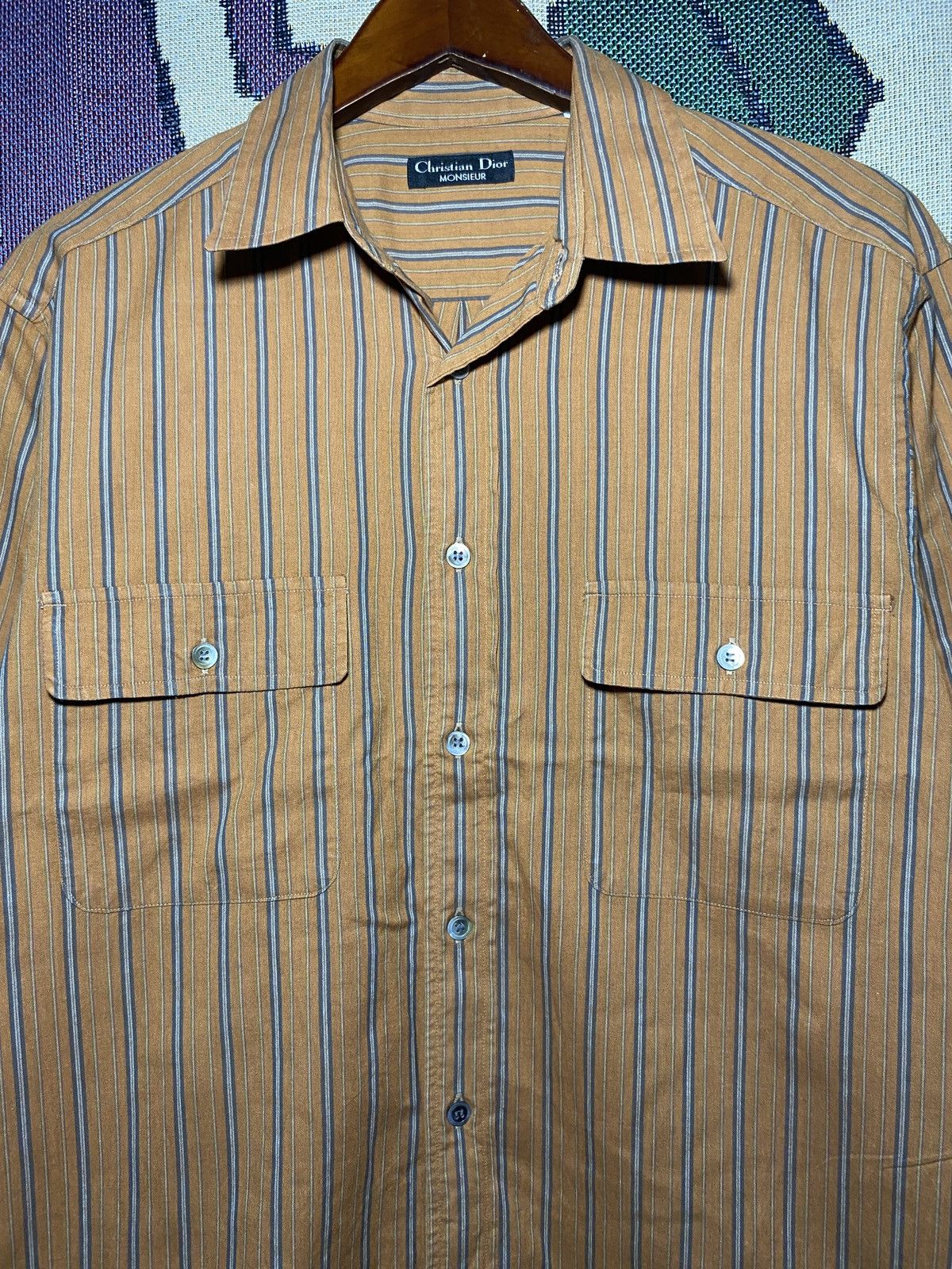 Christian Dior Monsieur Christian Dior Monsieur Vintage Shirt Size US L / EU 52-54 / 3 - 2 Thumbnail