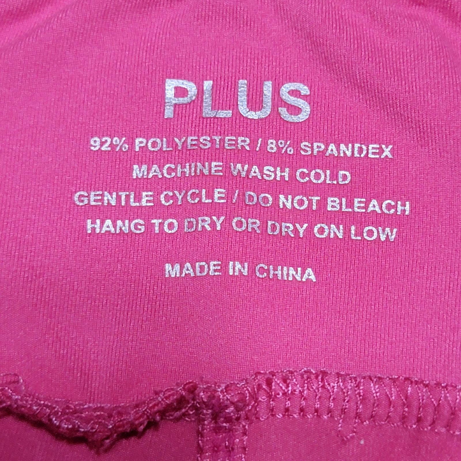 Other Athletic Plus Hot Pink Leggings Size 30" / US 8 / IT 44 - 4 Thumbnail