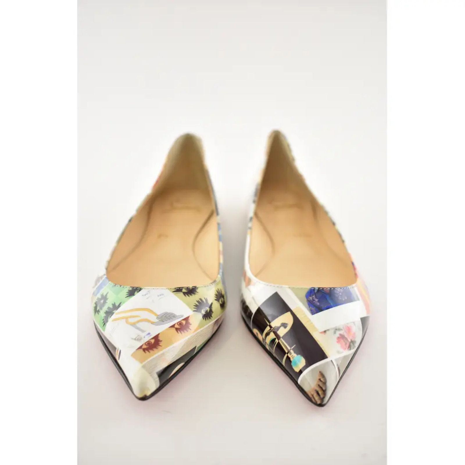 Christian Louboutin Christian Louboutin Ballalla Patent Collage Pointed Toe Size US 6 / IT 36 - 5 Thumbnail