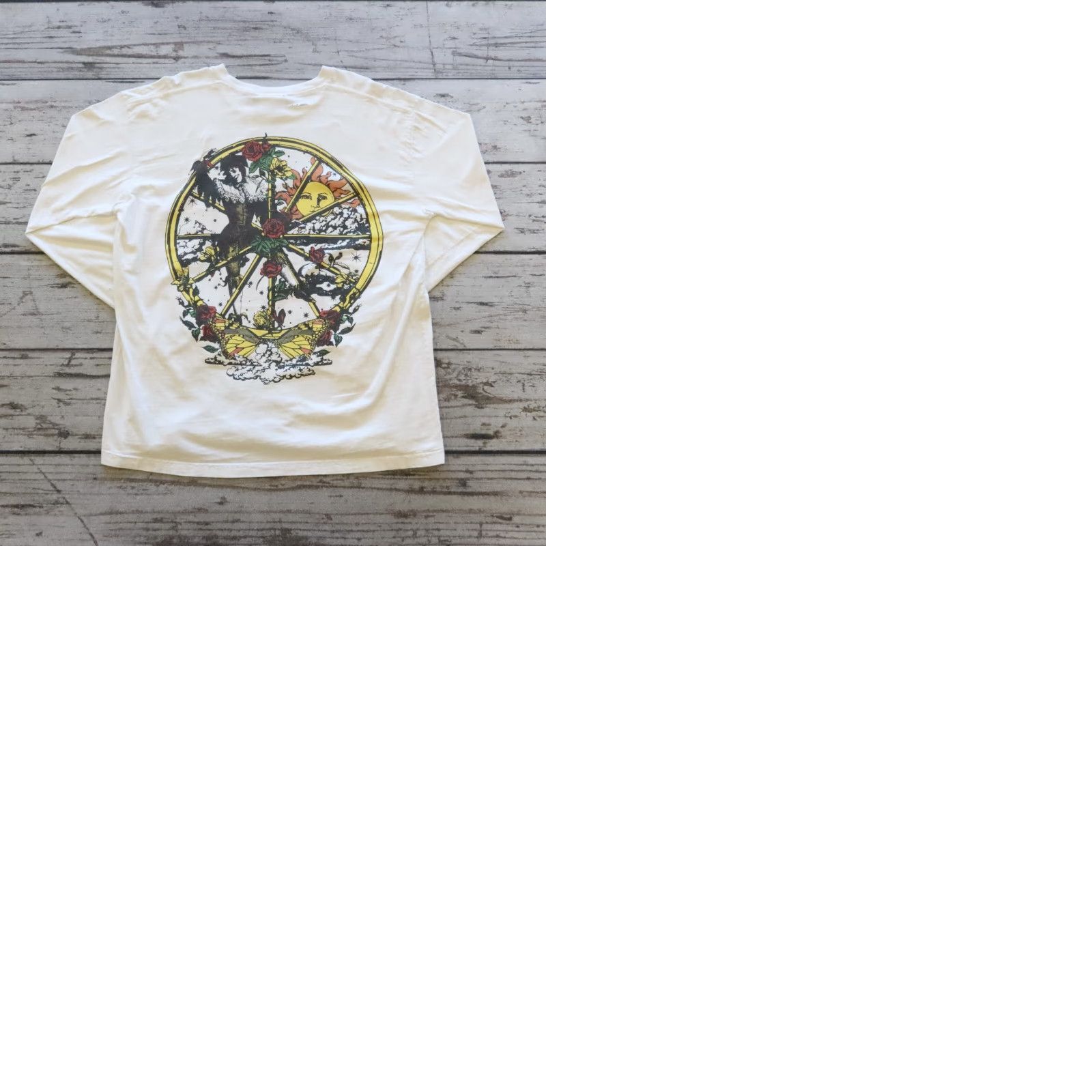 Online Ceramics Online Ceramics Longer Than You've Gone Before Long Sleeve Tee XL White Mens T-Shirt Size US XL / EU 56 / 4 - 10 Thumbnail