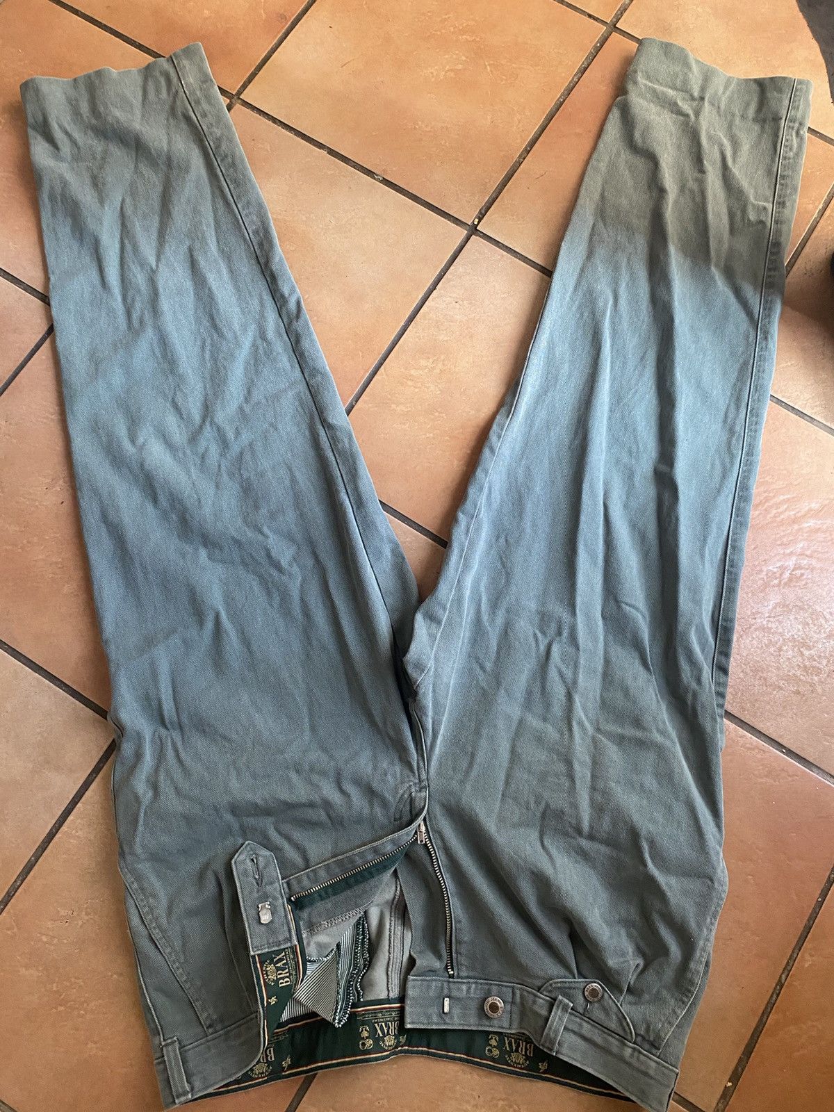 BRAX Vintage BRAX green denim jeans for sale Size US 34 / EU 50 - 1 Thumbnail
