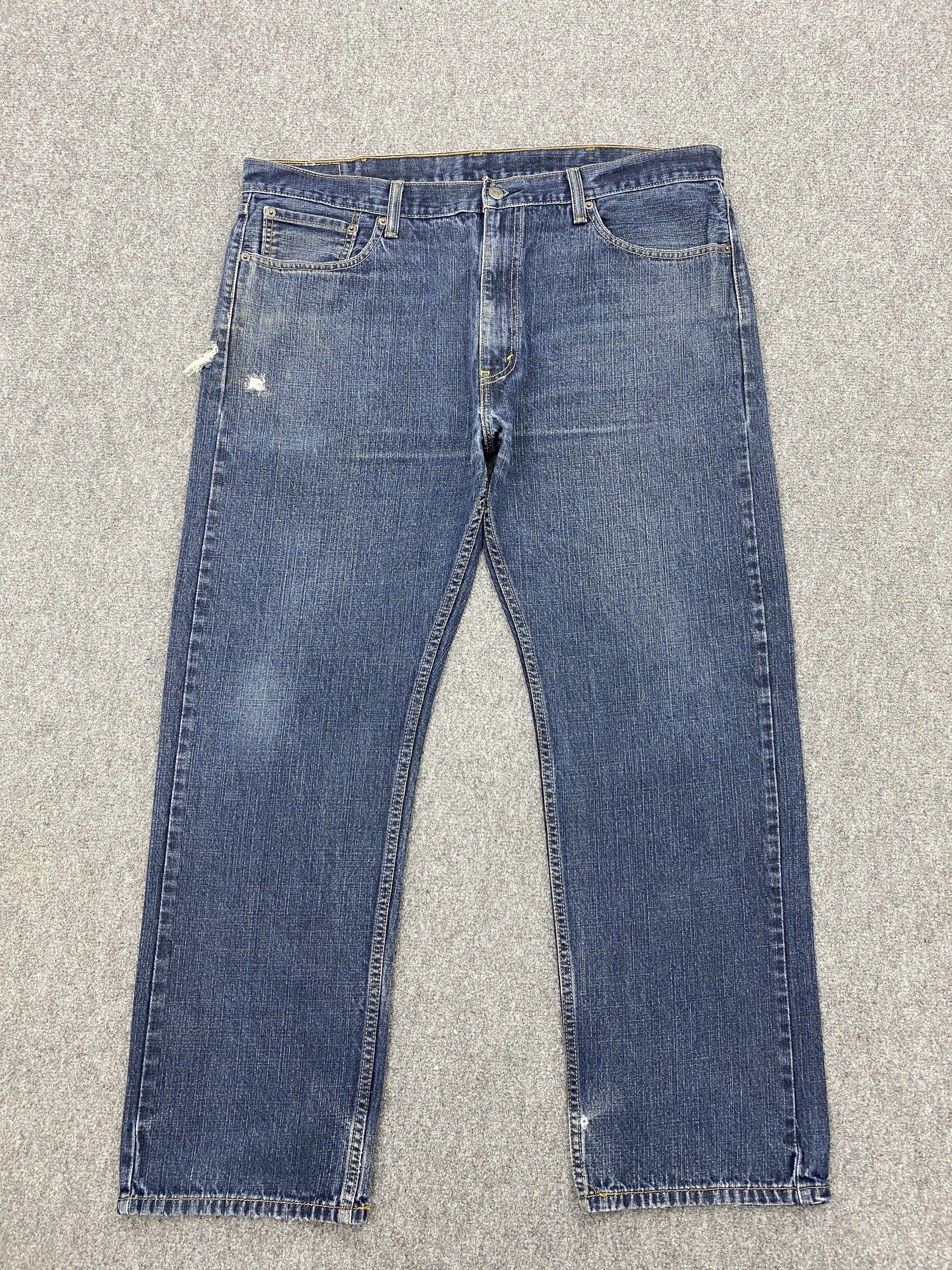 image of Levis x Vintage Distressed Vintage Levi's 505 Blue Denim Jeans, Men's (Size 40)