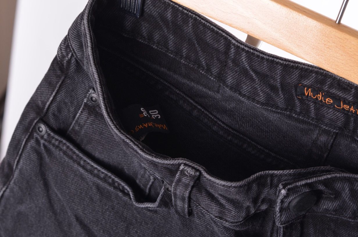 Nudie Jeans Nudie Jeans Straight Sally Black Sand denim jeans size 30 Size US 30 / EU 46 - 4 Thumbnail