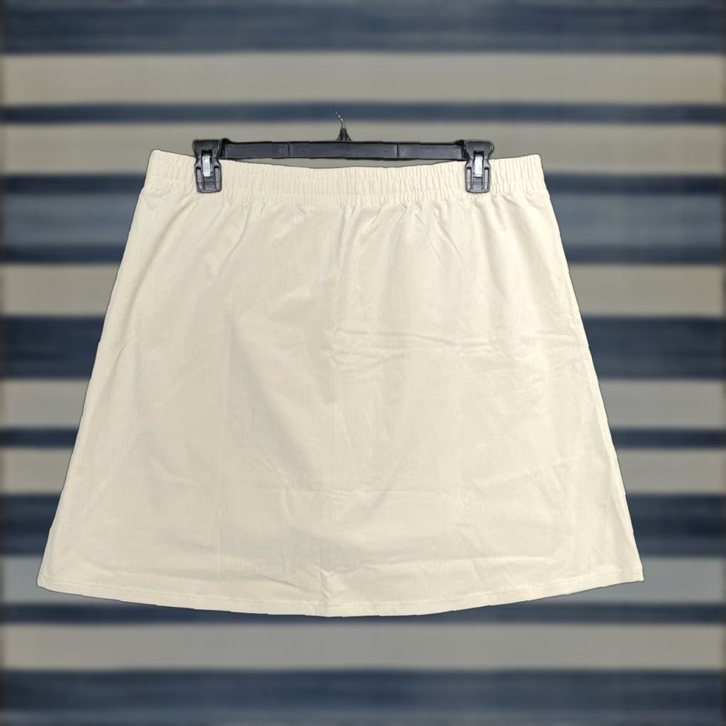 Vintage Lemon Way Womens XL Skort Yellow Short Sporty Golf Tennis Size 40" / US 18 - 1 Thumbnail