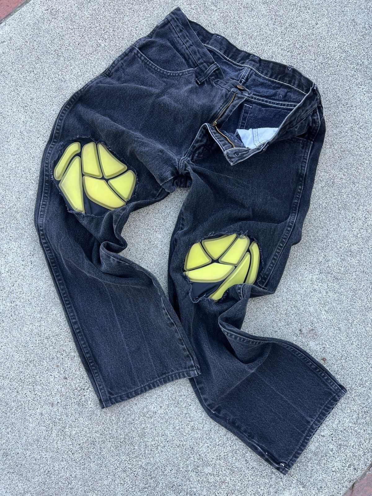 Other Vintage upcycled jeans Size US 30 / EU 46 - 2 Thumbnail