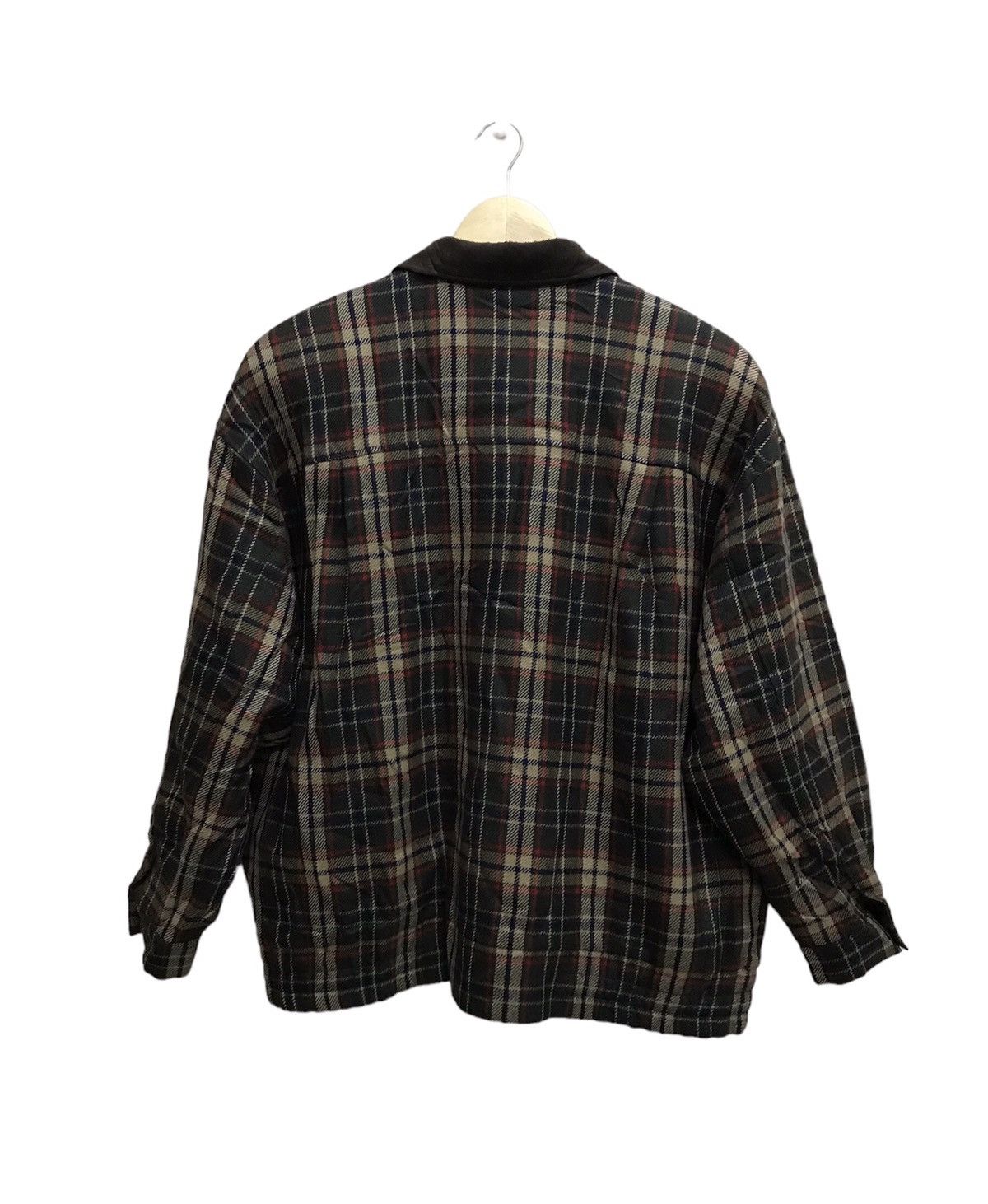 DAKS Vintage Daks London Plaid Flanel Jacket Size US L / EU 52-54 / 3 - 2 Thumbnail