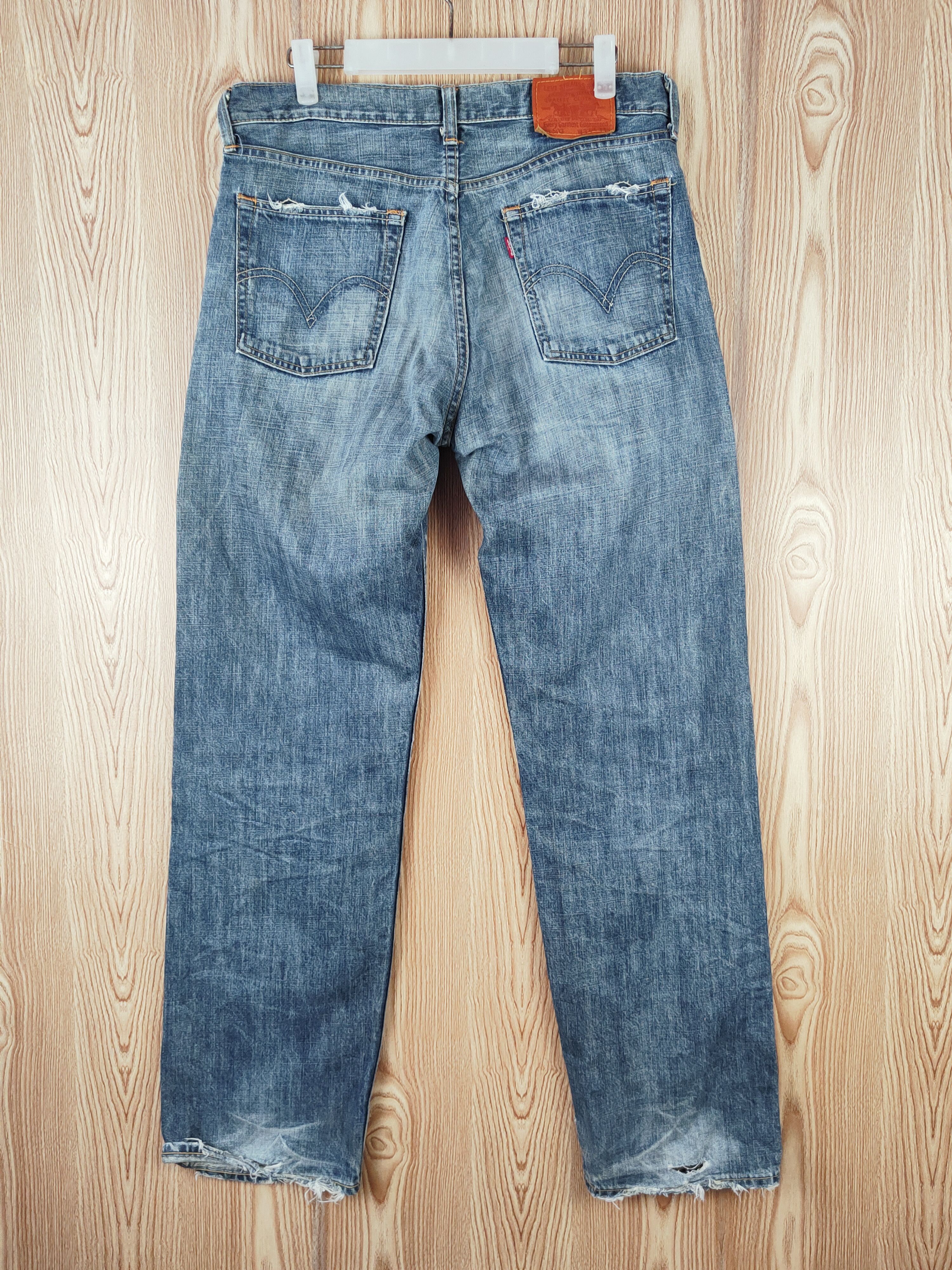 Levi's 503 Levi's Blue Distressed Ripped Jeans #S2708 Size US 34 / EU 50 - 7 Thumbnail