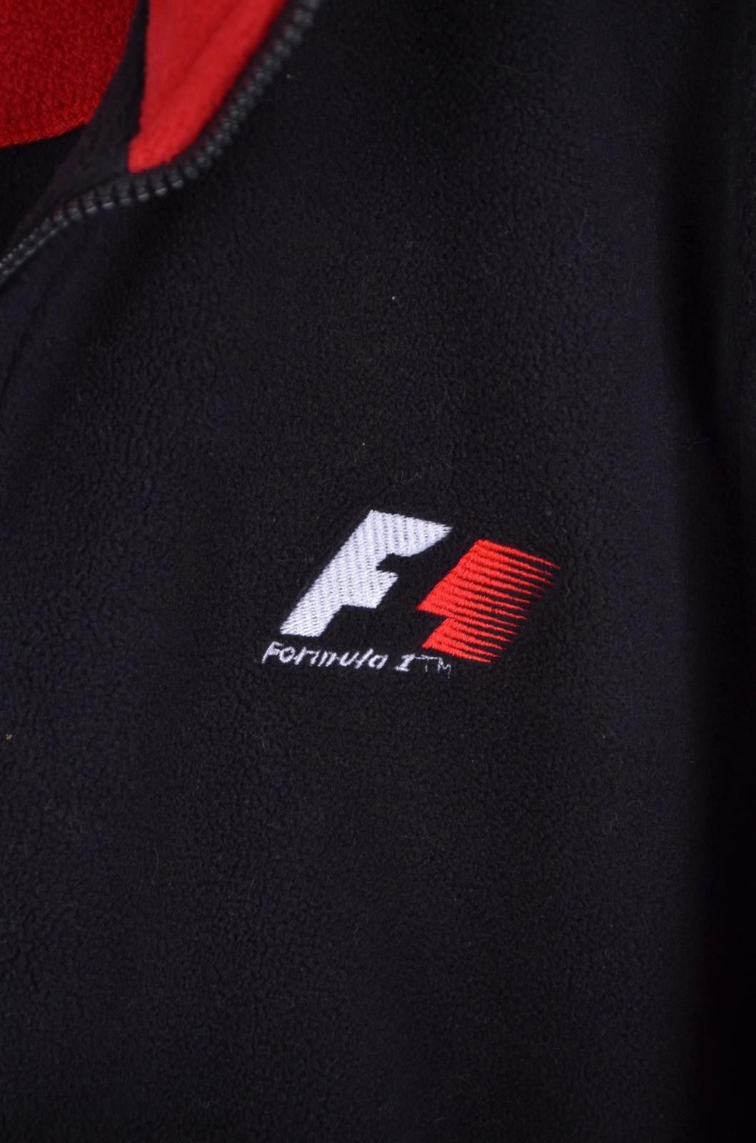 Formula 1 Mens Formula 1 1/4 Zip Black/Red Fleece Embroided Logo Sz L Size US L / EU 52-54 / 3 - 5 Thumbnail