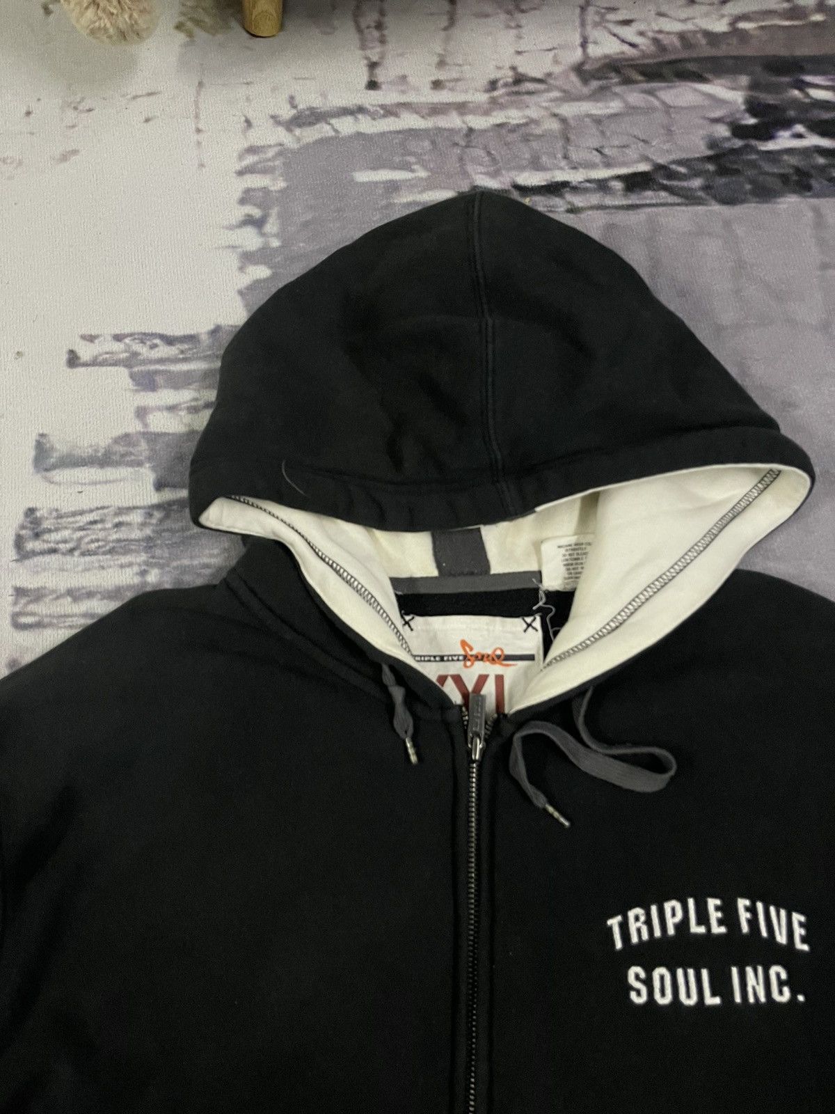Japanese Brand × Triple 5 Soul × Vintage 2000s TRIPLE 5 SOUL ZIPPER HOODIE RARE DESIGN SIZE XXL Size US XXL / EU 58 / 5 - 9 Thumbnail