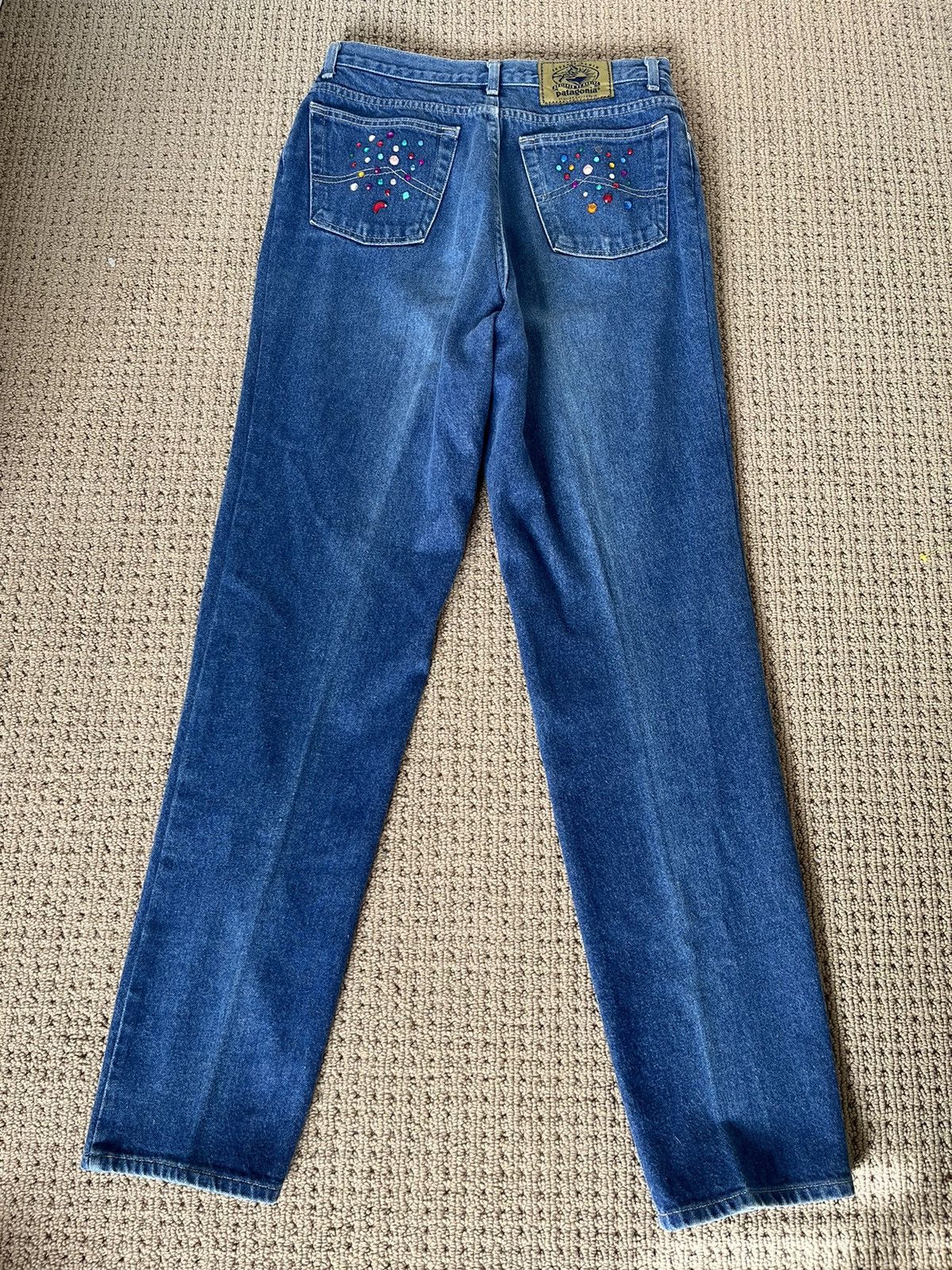 Patagonia × Vintage 90s Patagonia studded denim jeans Size US 34 / EU 50 - 2 Thumbnail