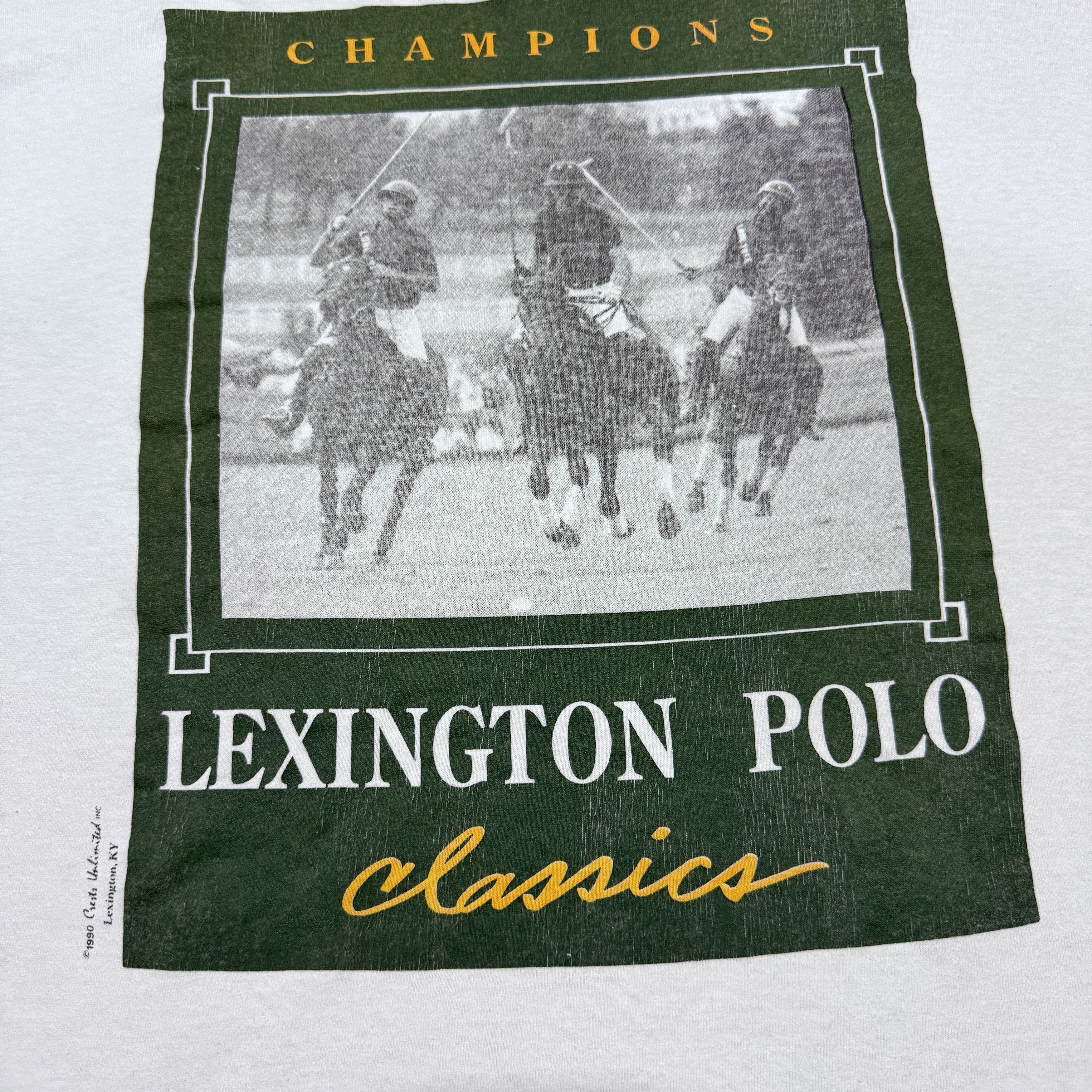Vintage Vintage Lexington Polo Classic Photo T shirt Size US XL / EU 56 / 4 - 2 Thumbnail