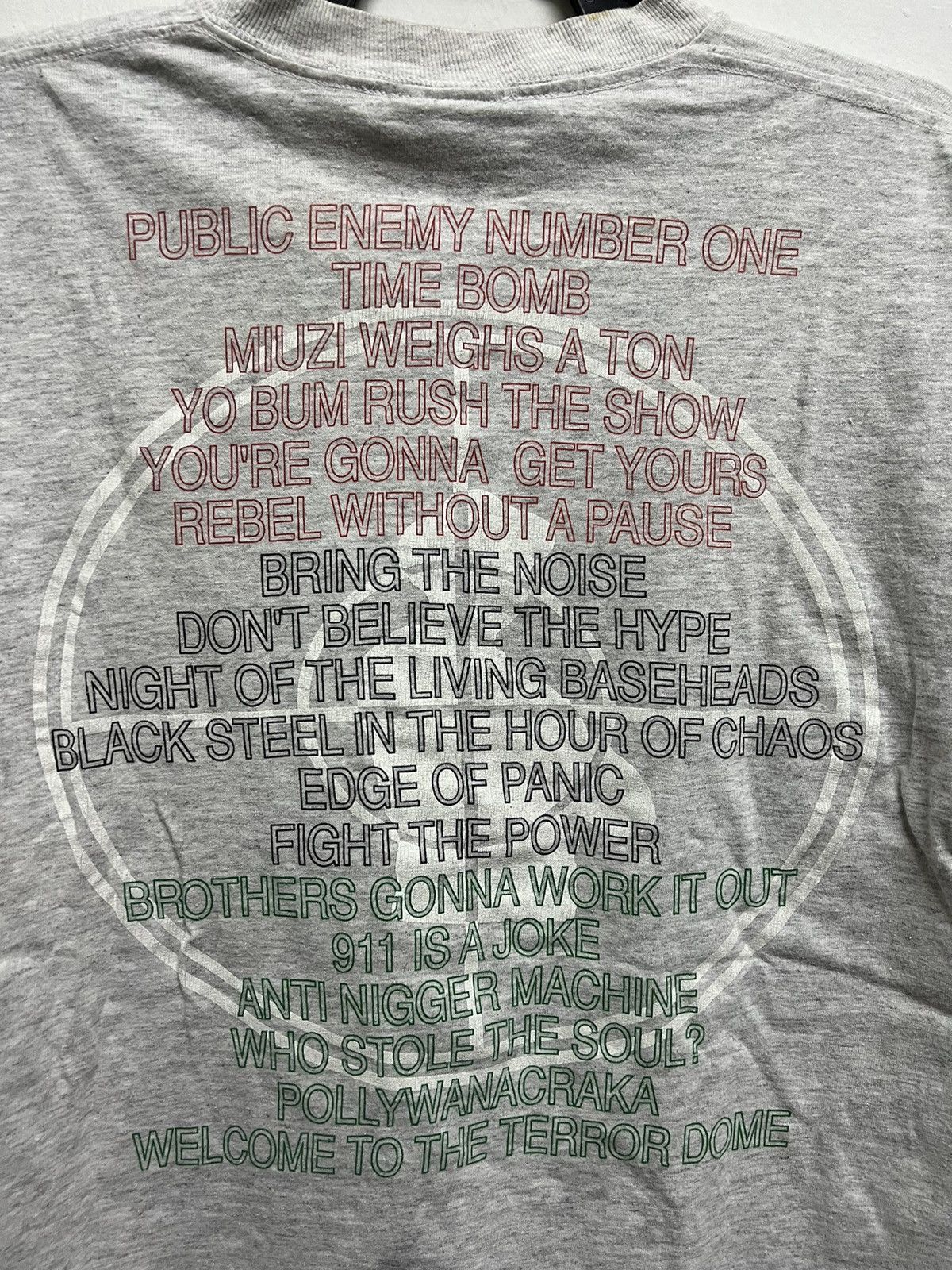 Rap Tees × Vintage Vintage 90’s Public Enemy Welcome To Terrordome Rap Tee Size US L / EU 52-54 / 3 - 5 Thumbnail