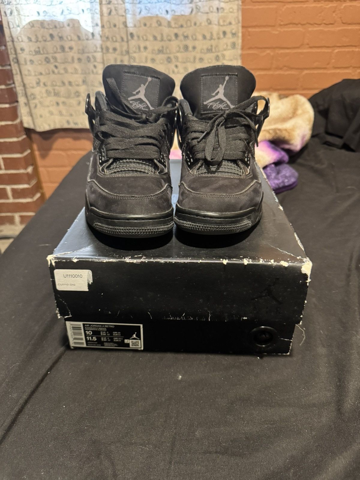 Jordan Brand Retro Jordan 4 Black Cat Size US 10 / EU 43 - 1 Thumbnail