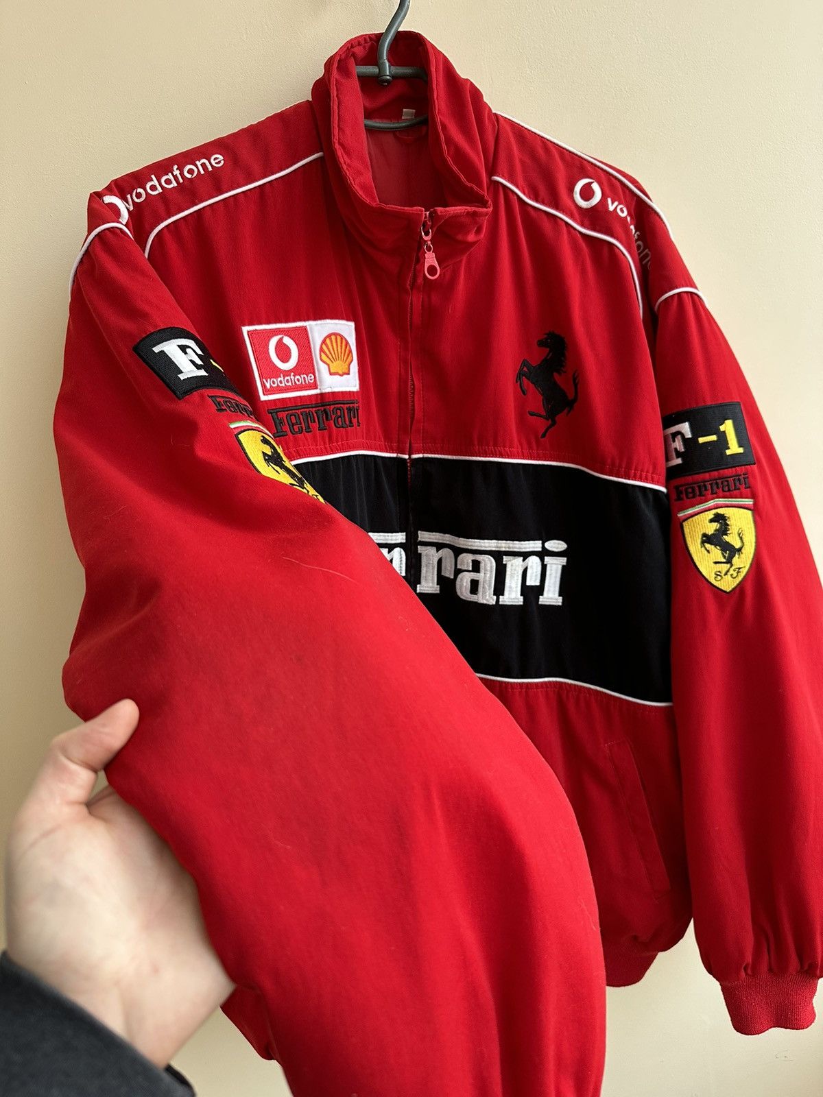 Vintage Ferrari jacket Vodafone racing