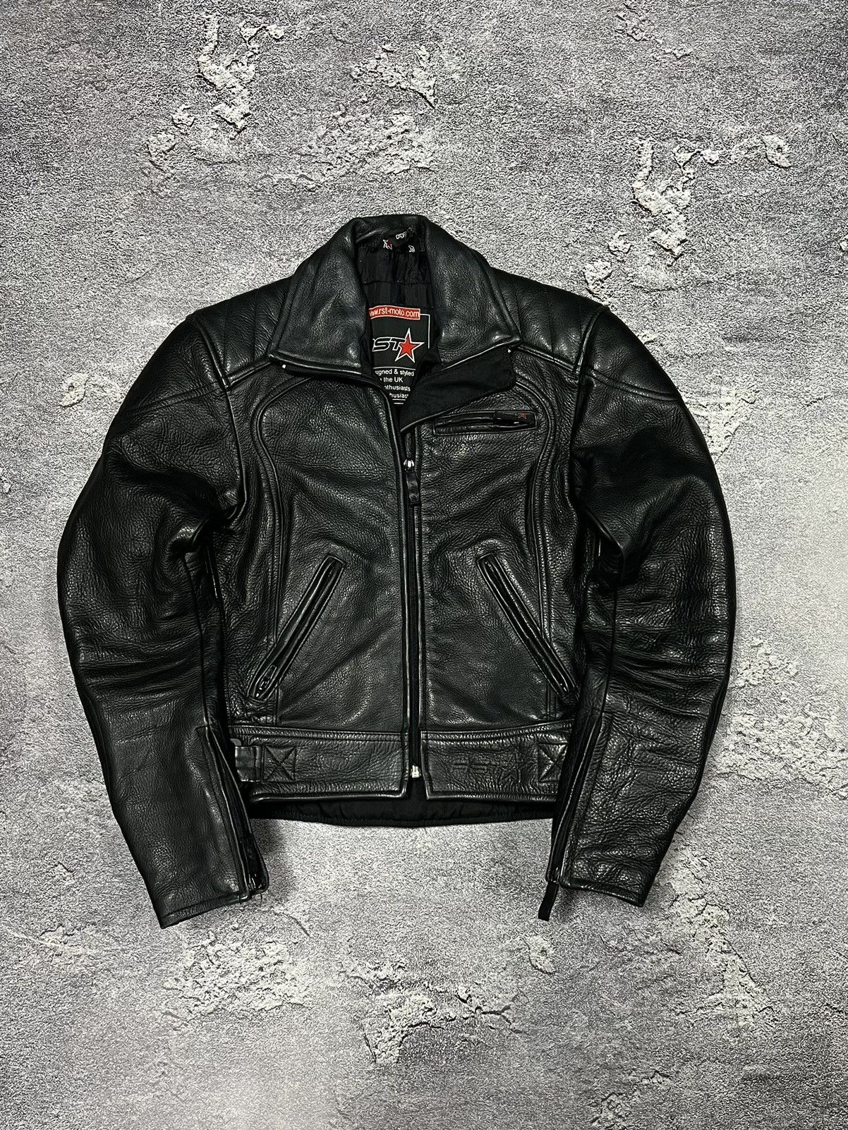 Fox Racing RST Moto vintage leather jacket Size S / US 4 / IT 40 - 3 Thumbnail