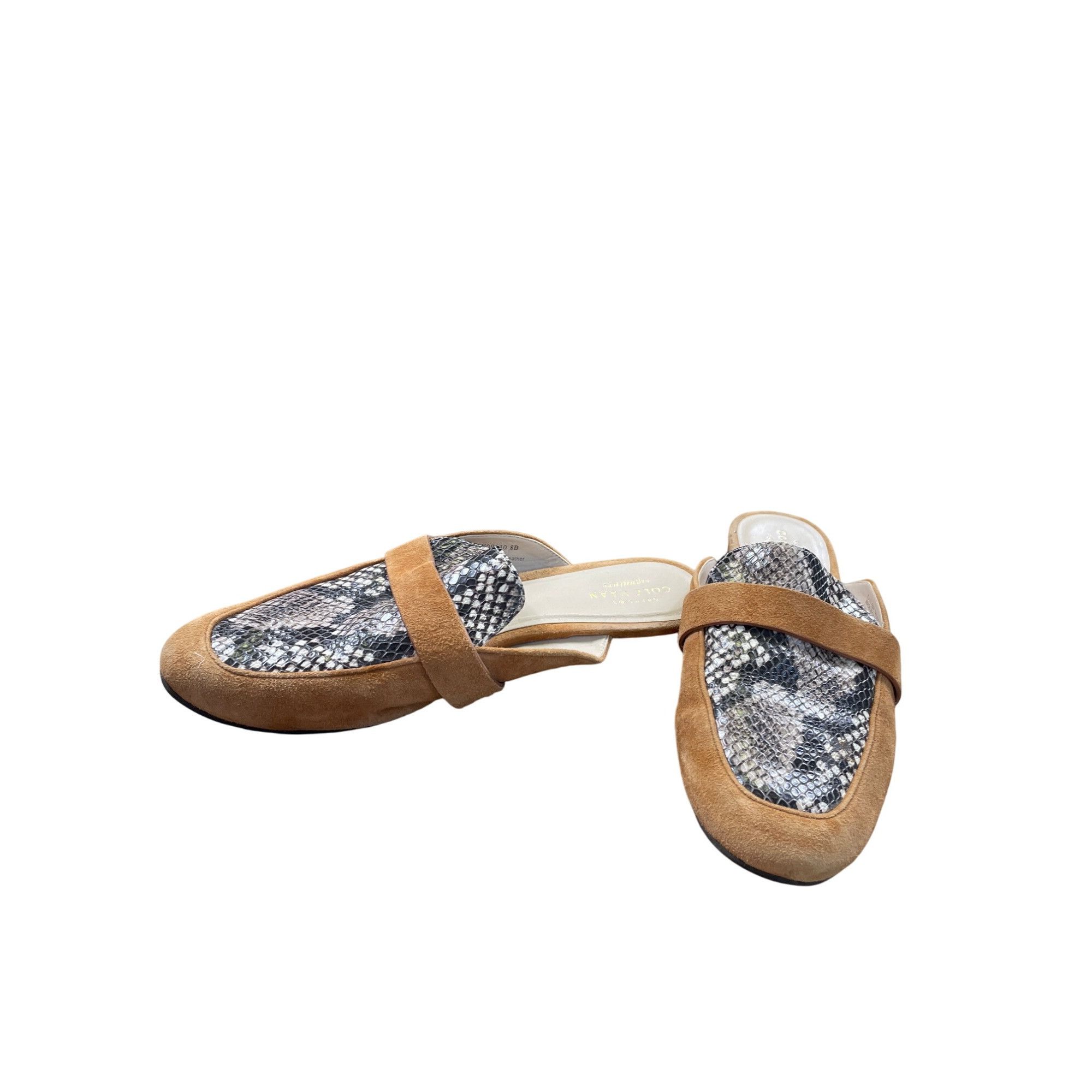 Cole Haan Cole Haan Womens Brown Leather Snake Print sandals Size 8B S Size US 8 / IT 38 - 2 Thumbnail