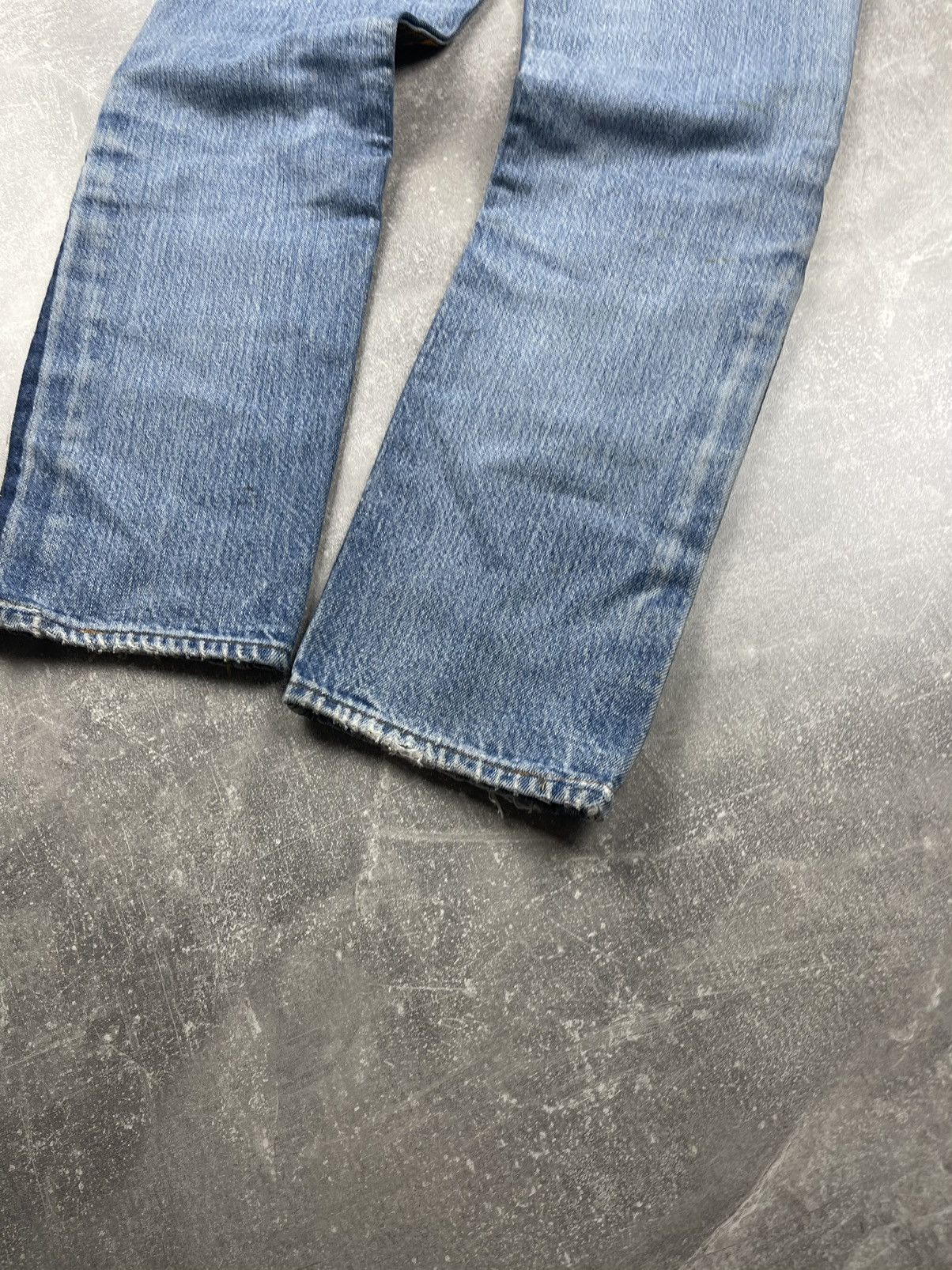 Levi's × Levi's Vintage Clothing × Vintage Levi’s Vintage 701 Denim Stripped Custom Jeans 80s USA Size 28" / US 6 / IT 42 - 9 Thumbnail