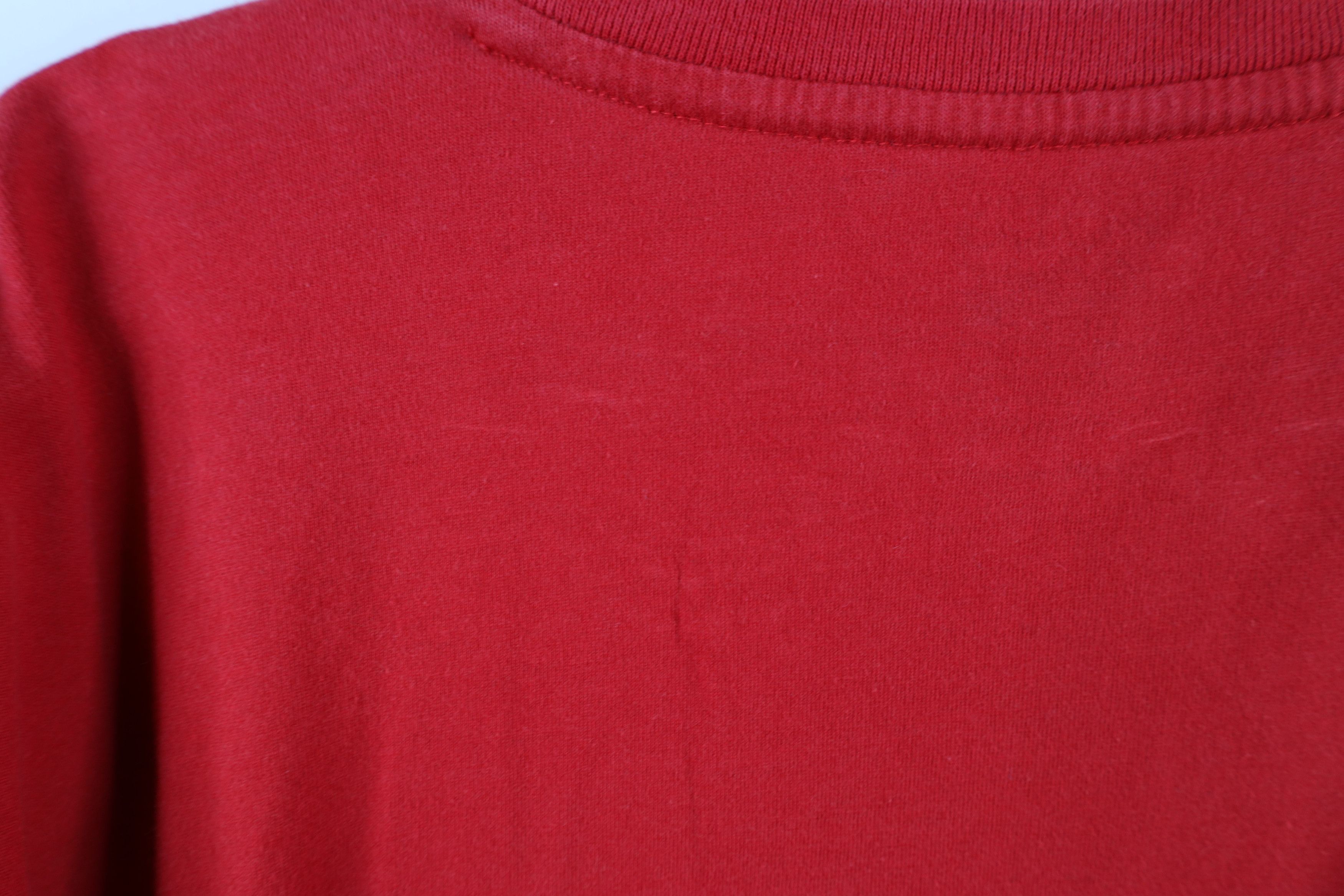 Ralph Lauren × Vintage Vintage Ralph Lauren Faded Short Sleeve T-Shirt Red Cotton Size US M / EU 48-50 / 2 - 11 Thumbnail