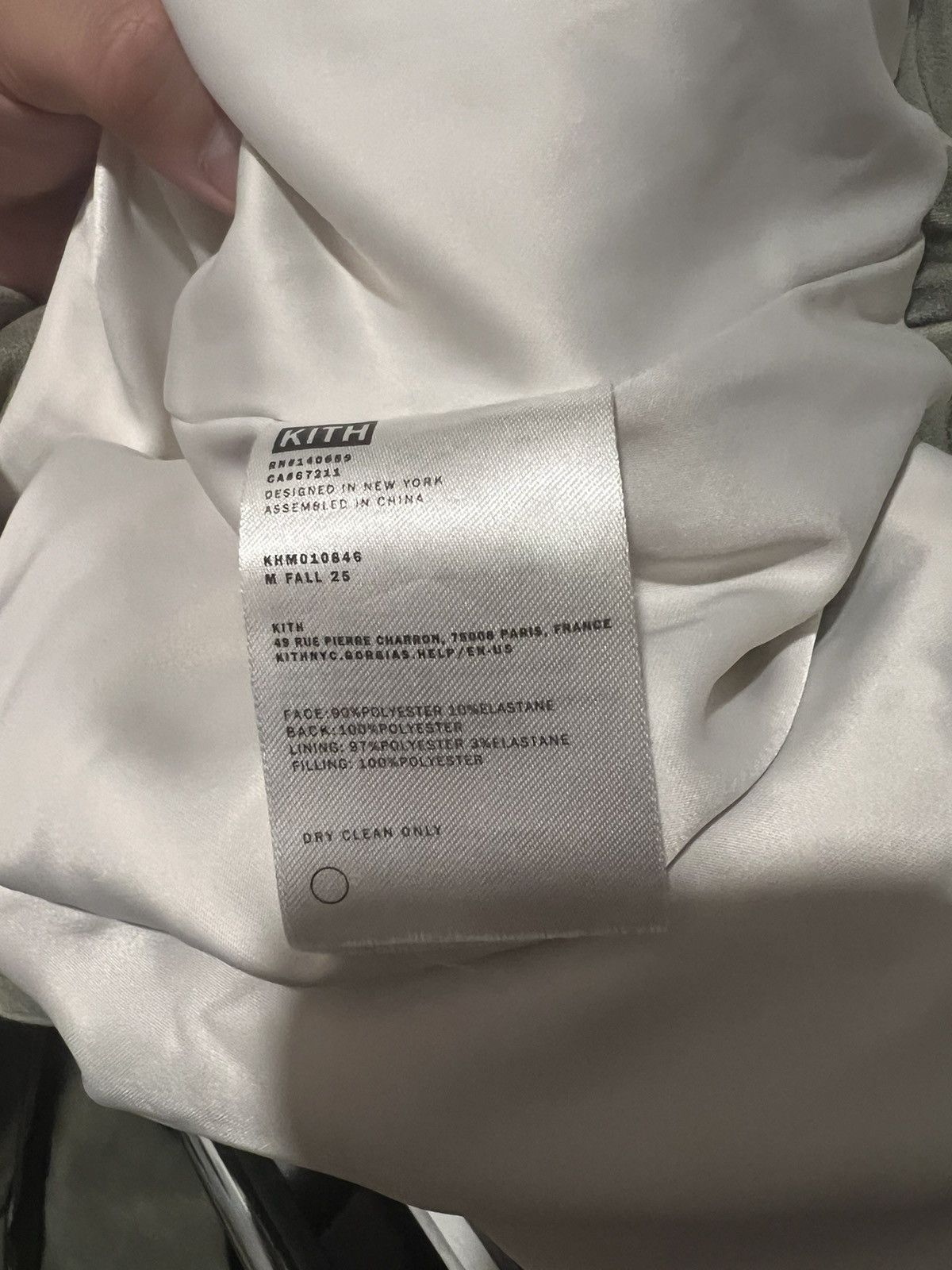 Kith Kith Washed Microsuede Puffed Jaysen Hoodie Size US L / EU 52-54 / 3 - 7 Thumbnail